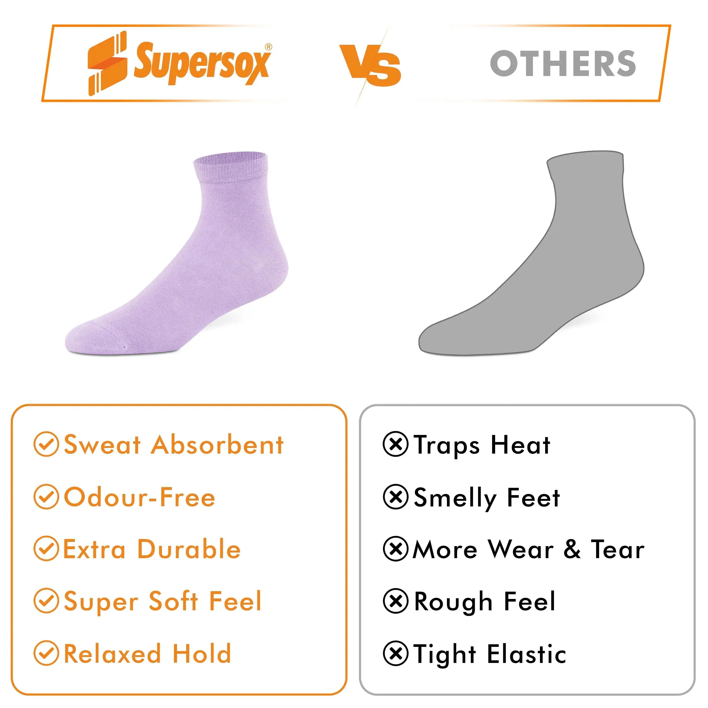 Supersox Basic Ankle Socks - Women (Pack of 3)