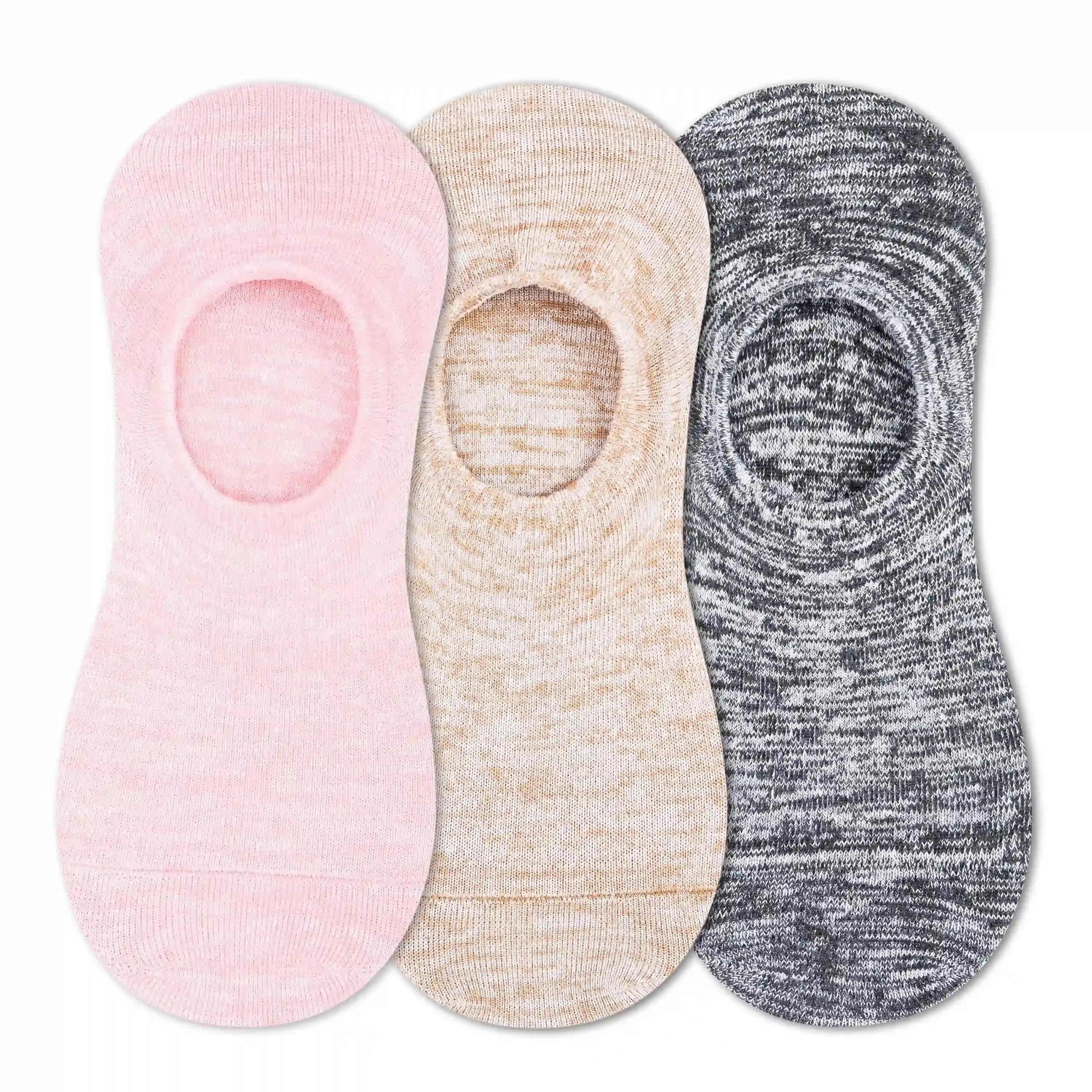 Basic No-Show Socks for Women (Pack of 3)