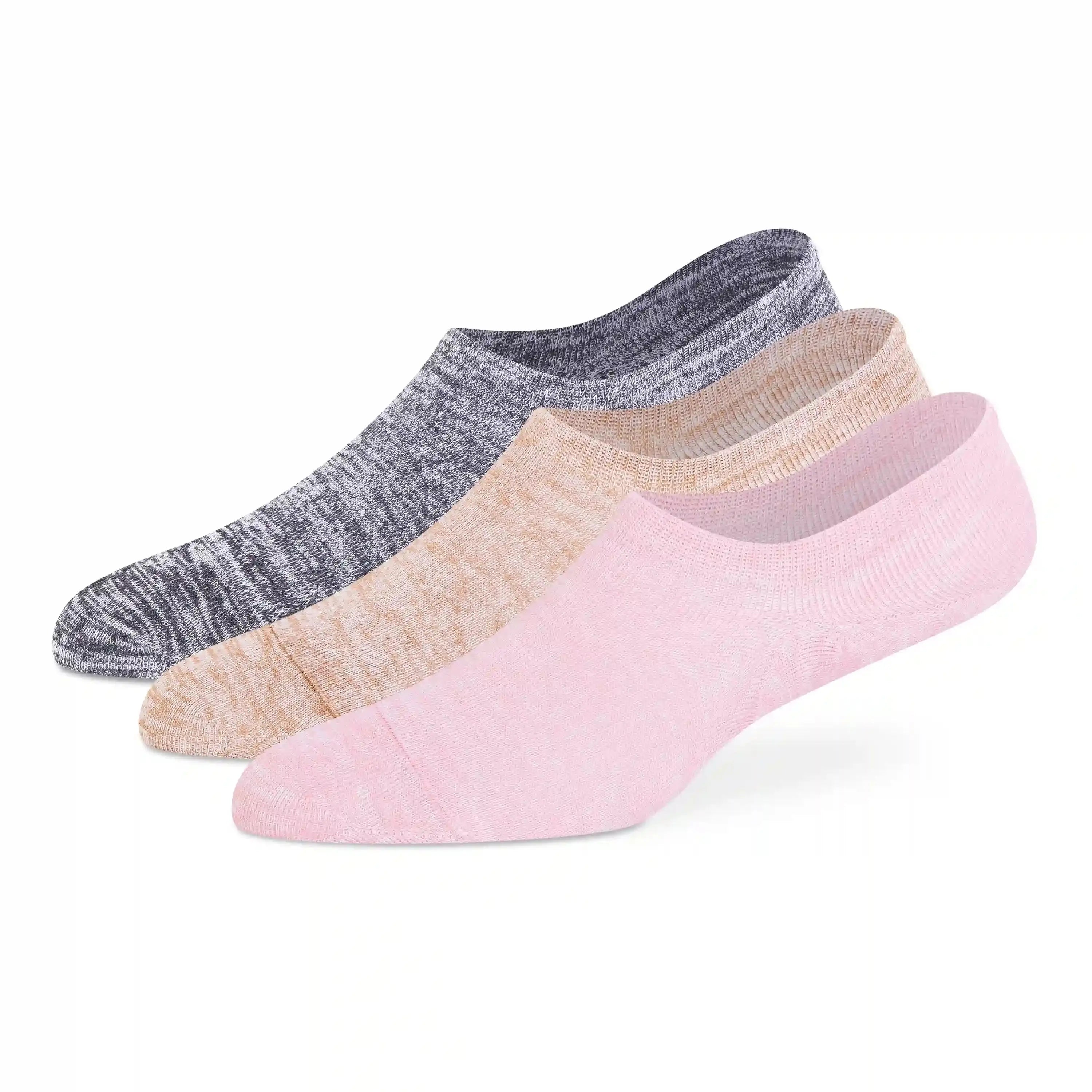 Basic No-Show Socks for Women (Pack of 3)
