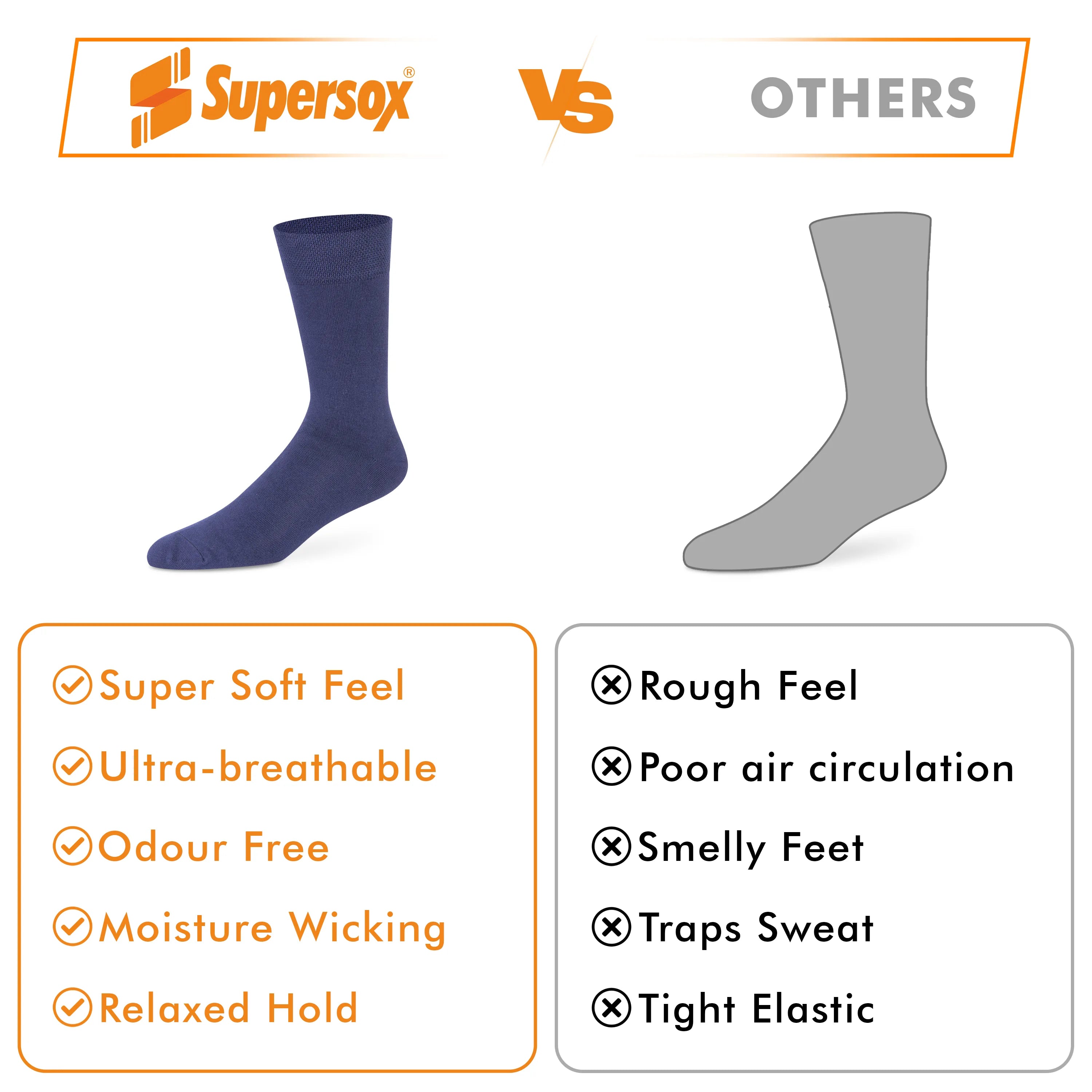 Zero Collection Crew Socks - Men (Pack of 1)