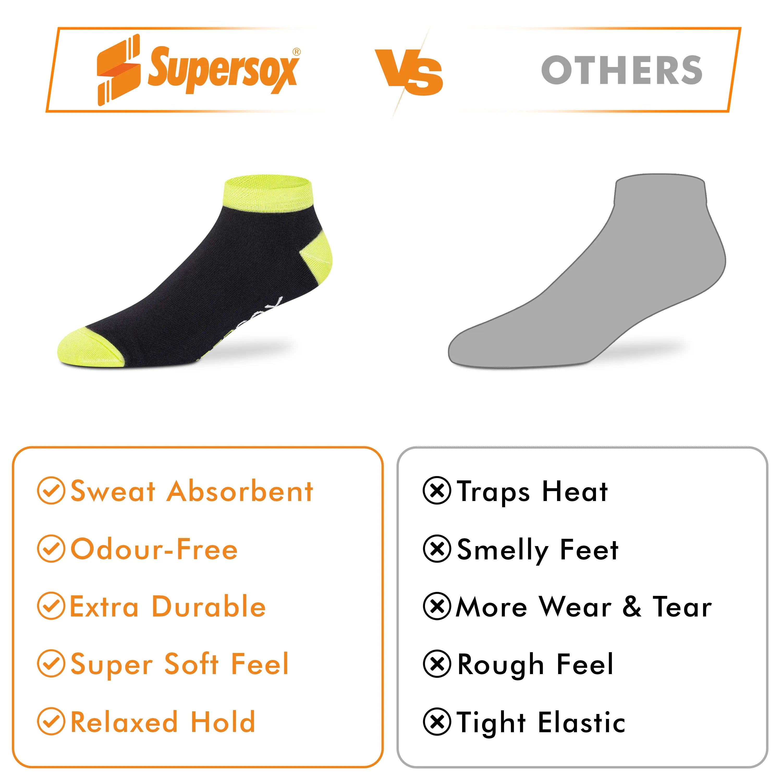 Casual Low-Cut Socks for Men (Pack of 2)