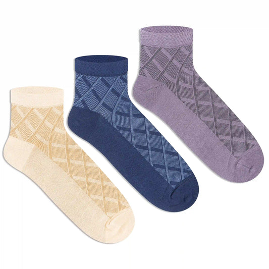 Casual Ankle Socks for Men (Pack of 3) 3000