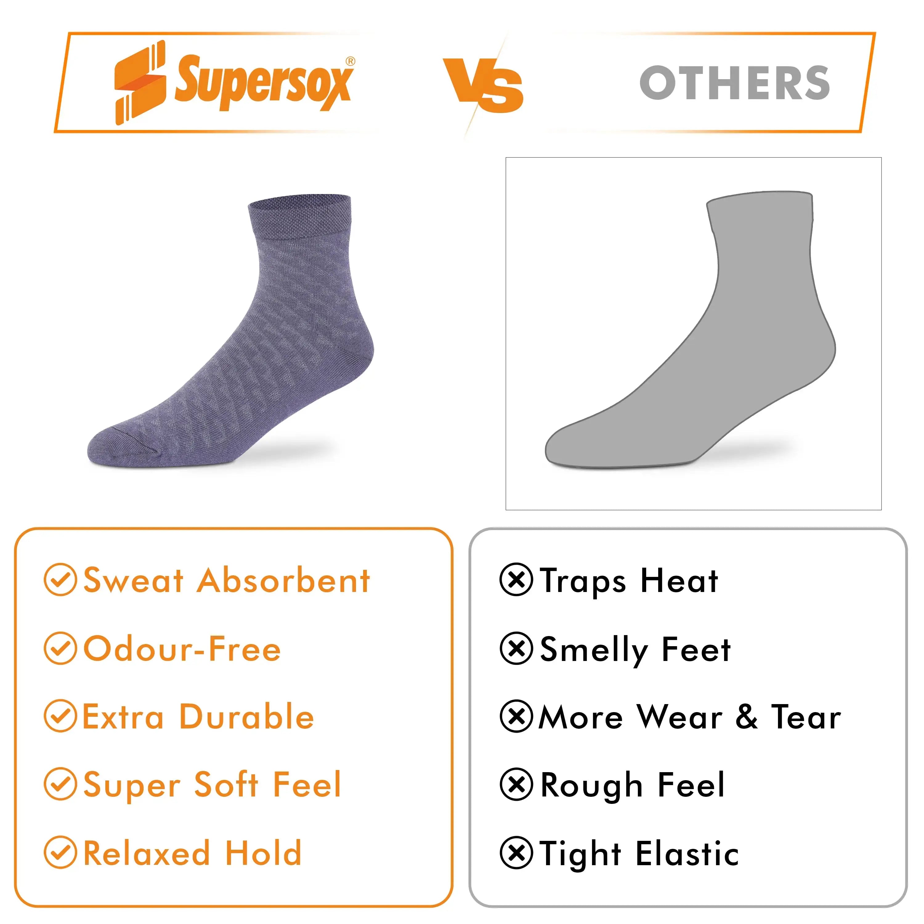 Casual Ankle Socks - Men (Pack of 3)