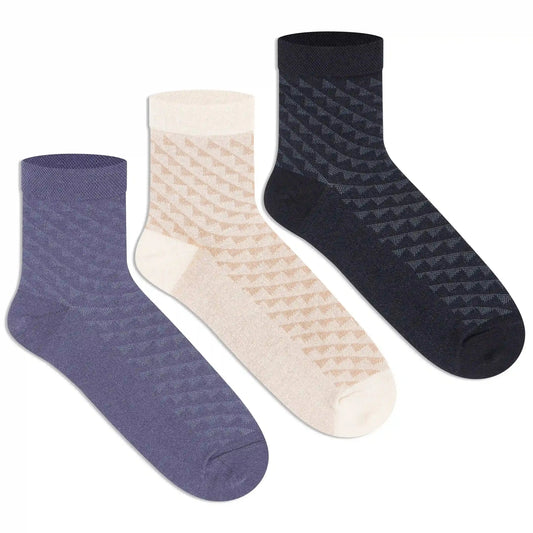 Casual Ankle Socks - Men (Pack of 3) 3000