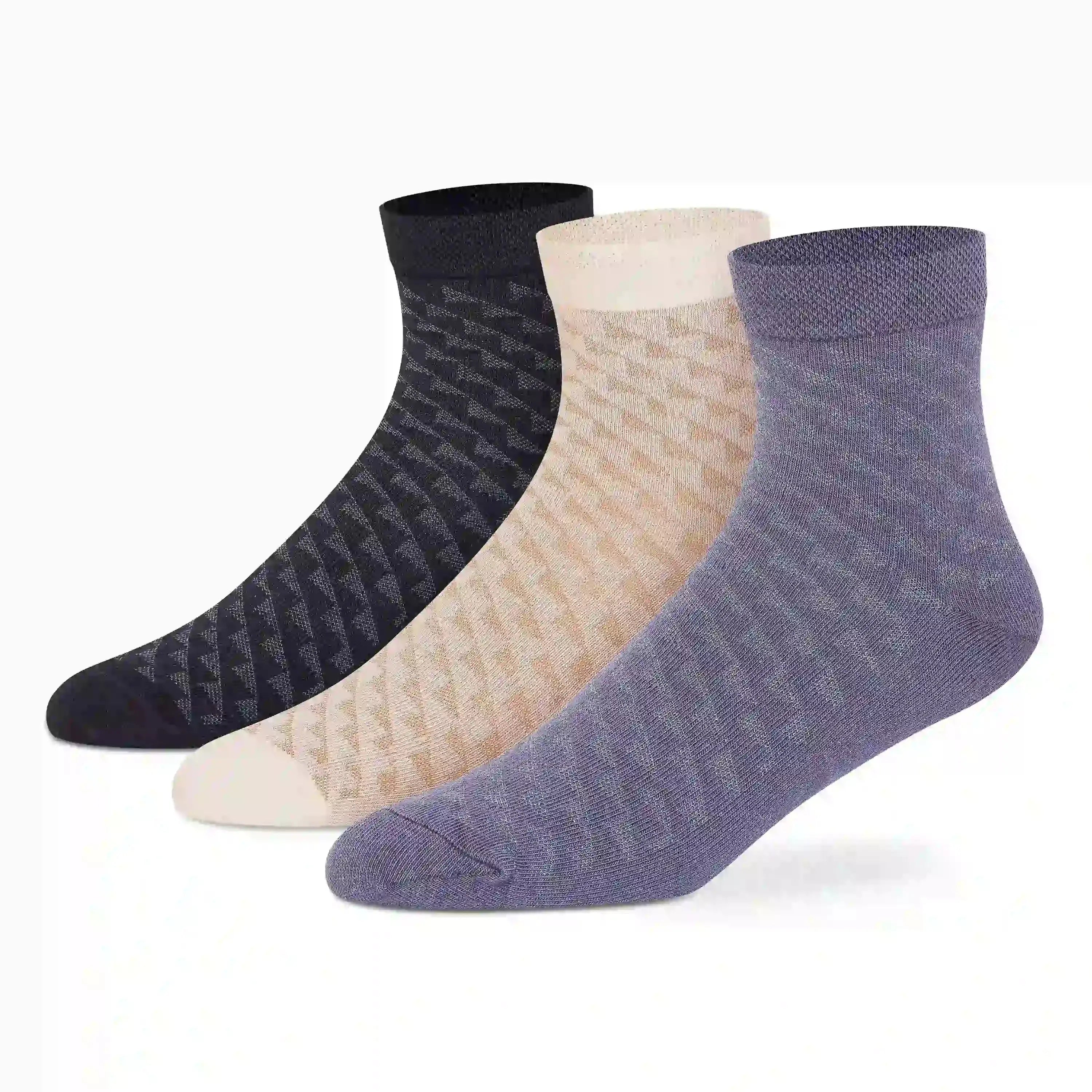 Casual Ankle Socks - Men (Pack of 3)