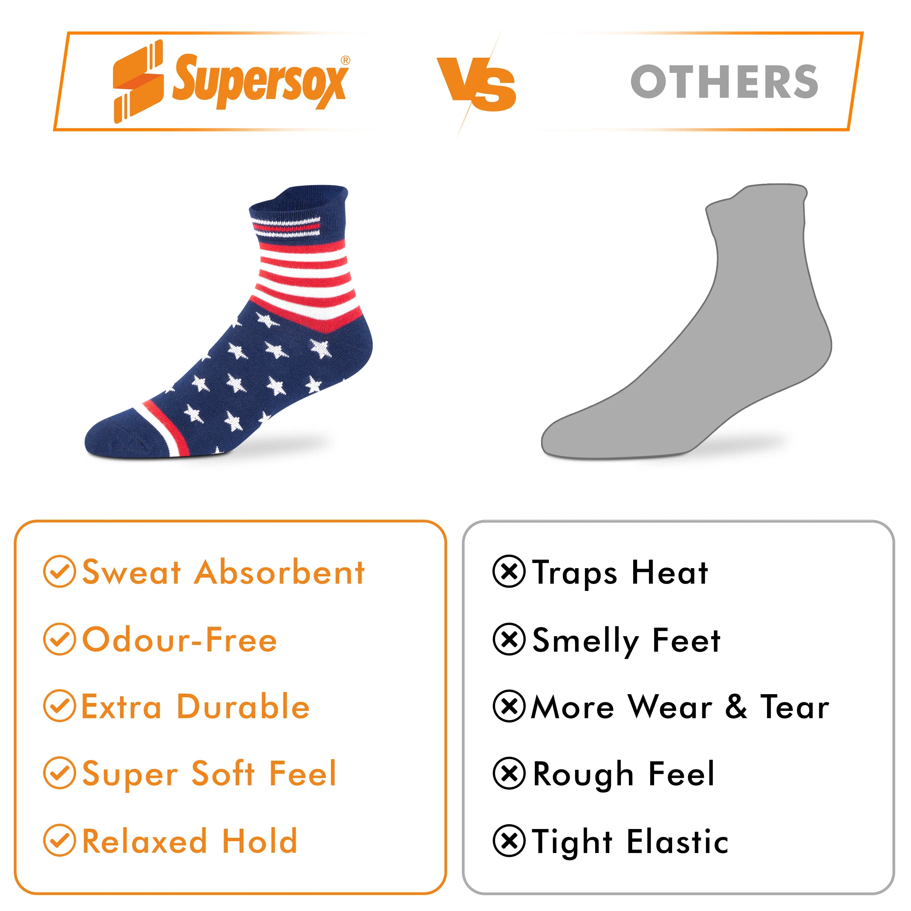 Casual Ankle Socks - Men (Pack of 3)