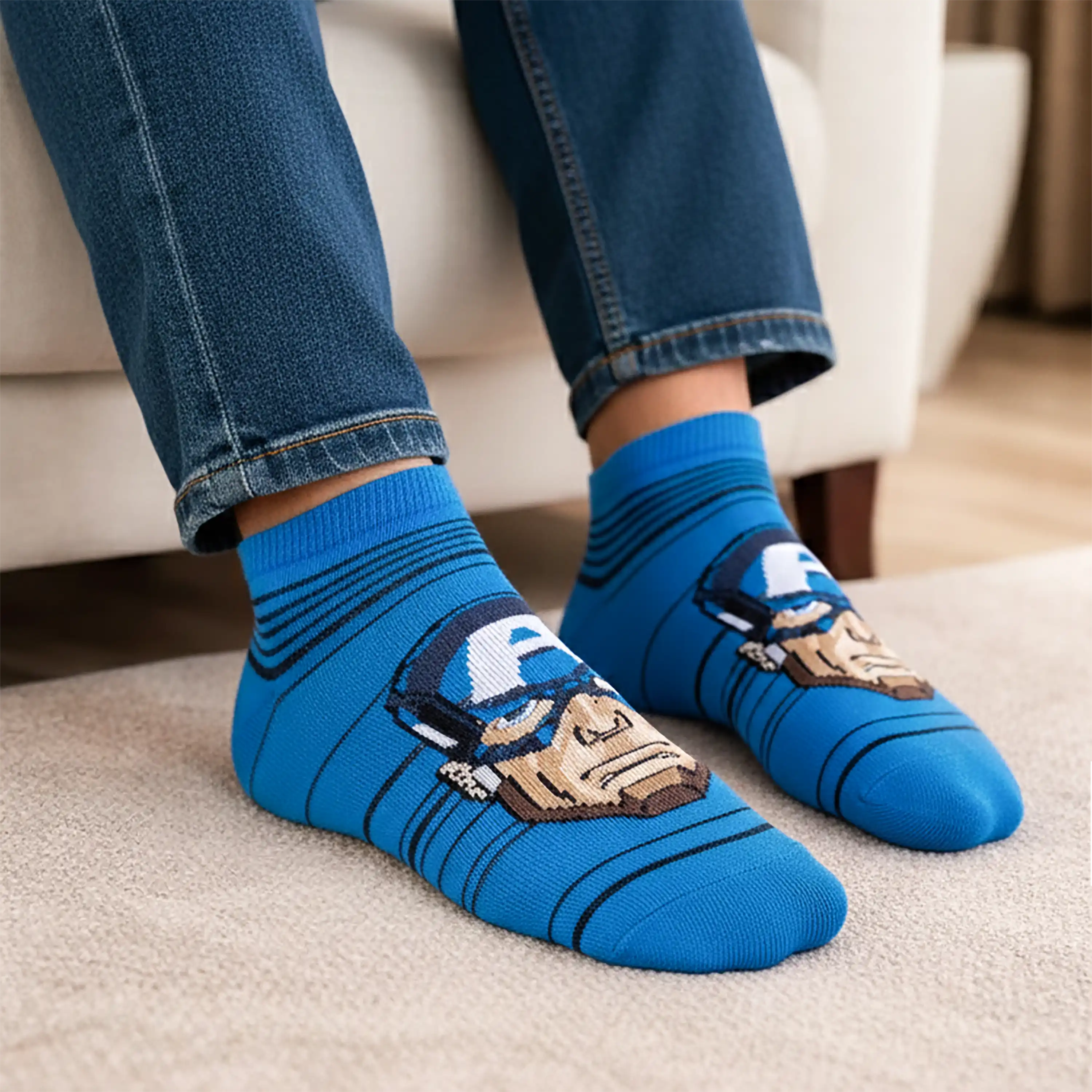 Marvel Captain America Low-Cut Socks - Men (Pack of 3)
