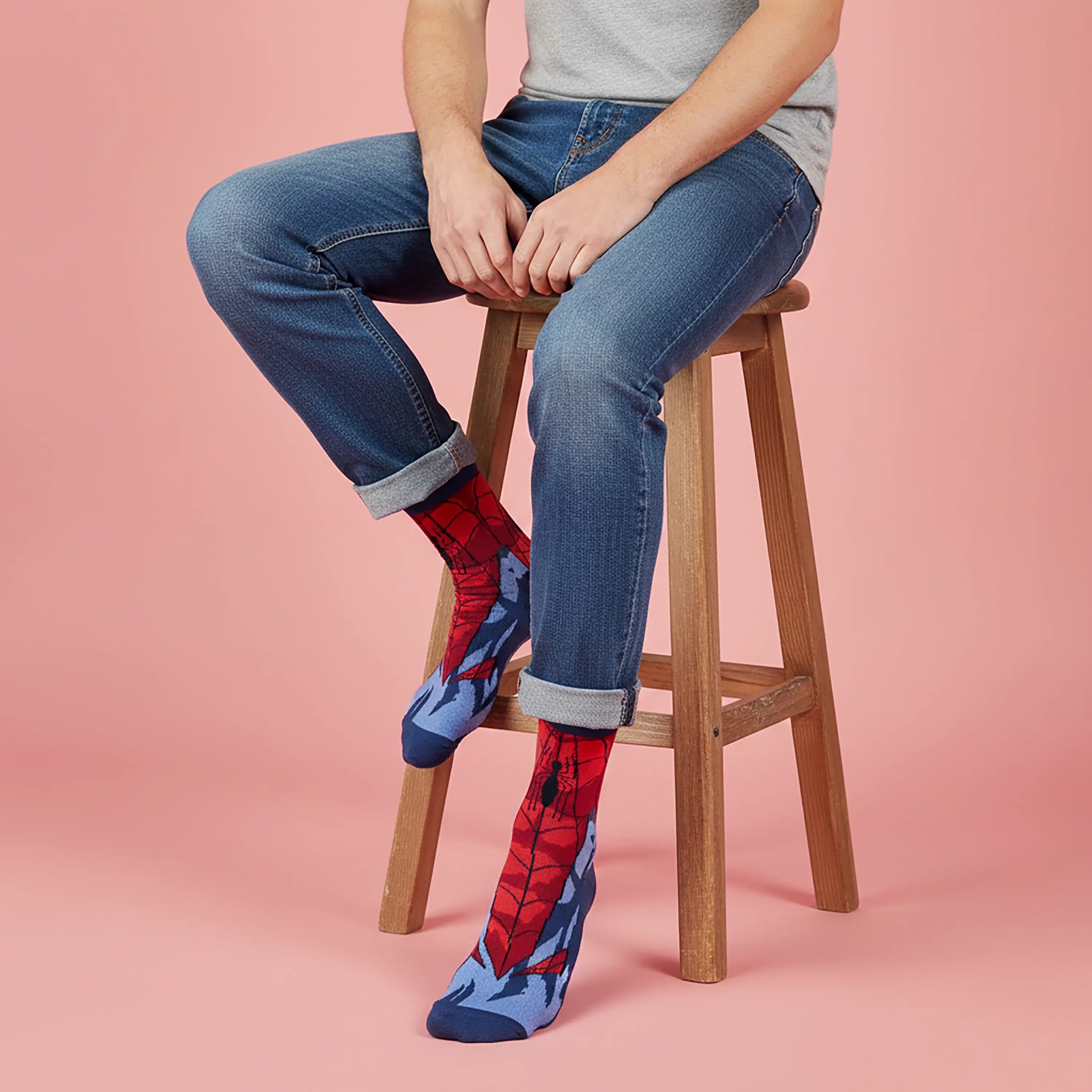 Marvel Spiderman Crew Socks - Men (Pack of 1)