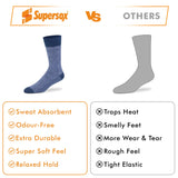 Casual Crew Socks for Men (Pack of 2)