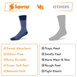 Casual Crew Socks for Men (Pack of 2)