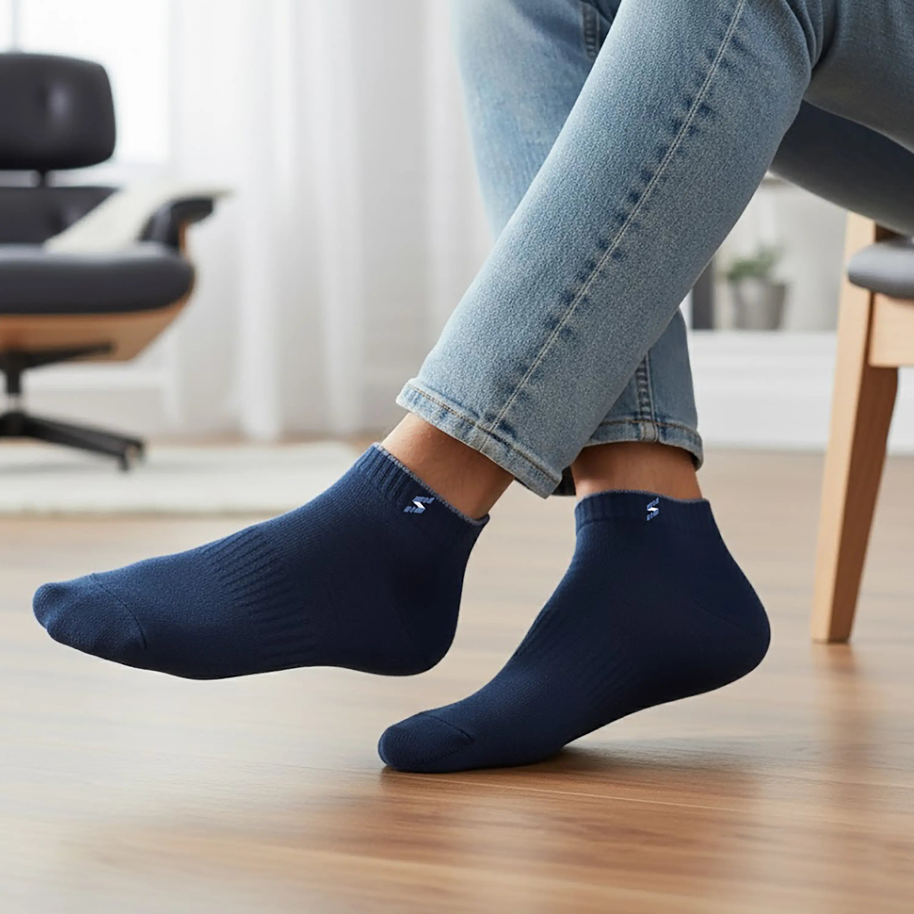 Black - Navy - Charcoal Melange