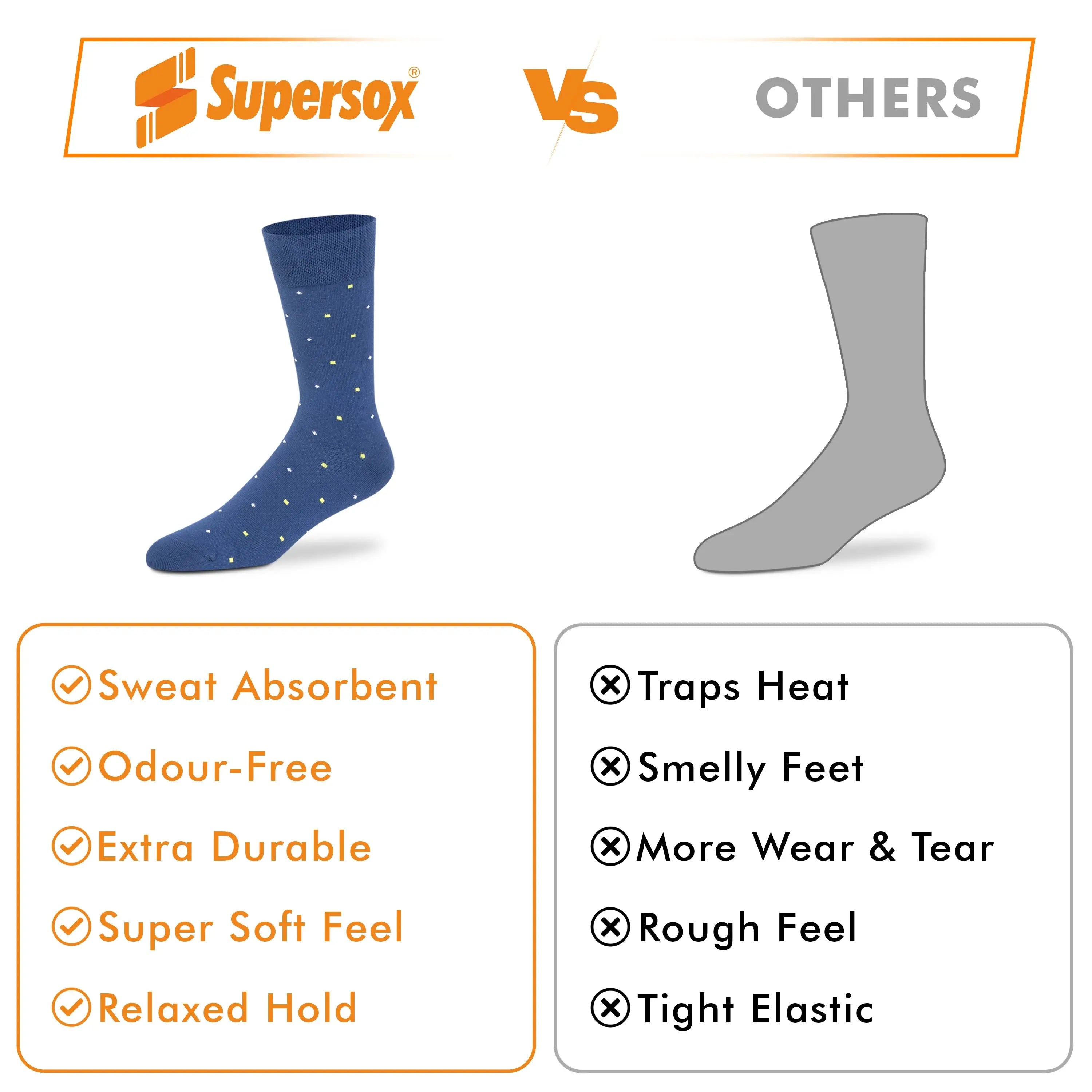 Casual Crew Socks for Men (Pack of 2)