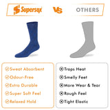 Casual Crew Socks for Men (Pack of 3)