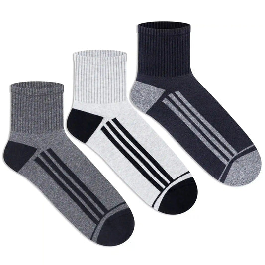 Sports Ankle Socks - Men (Pack of 3) 3000