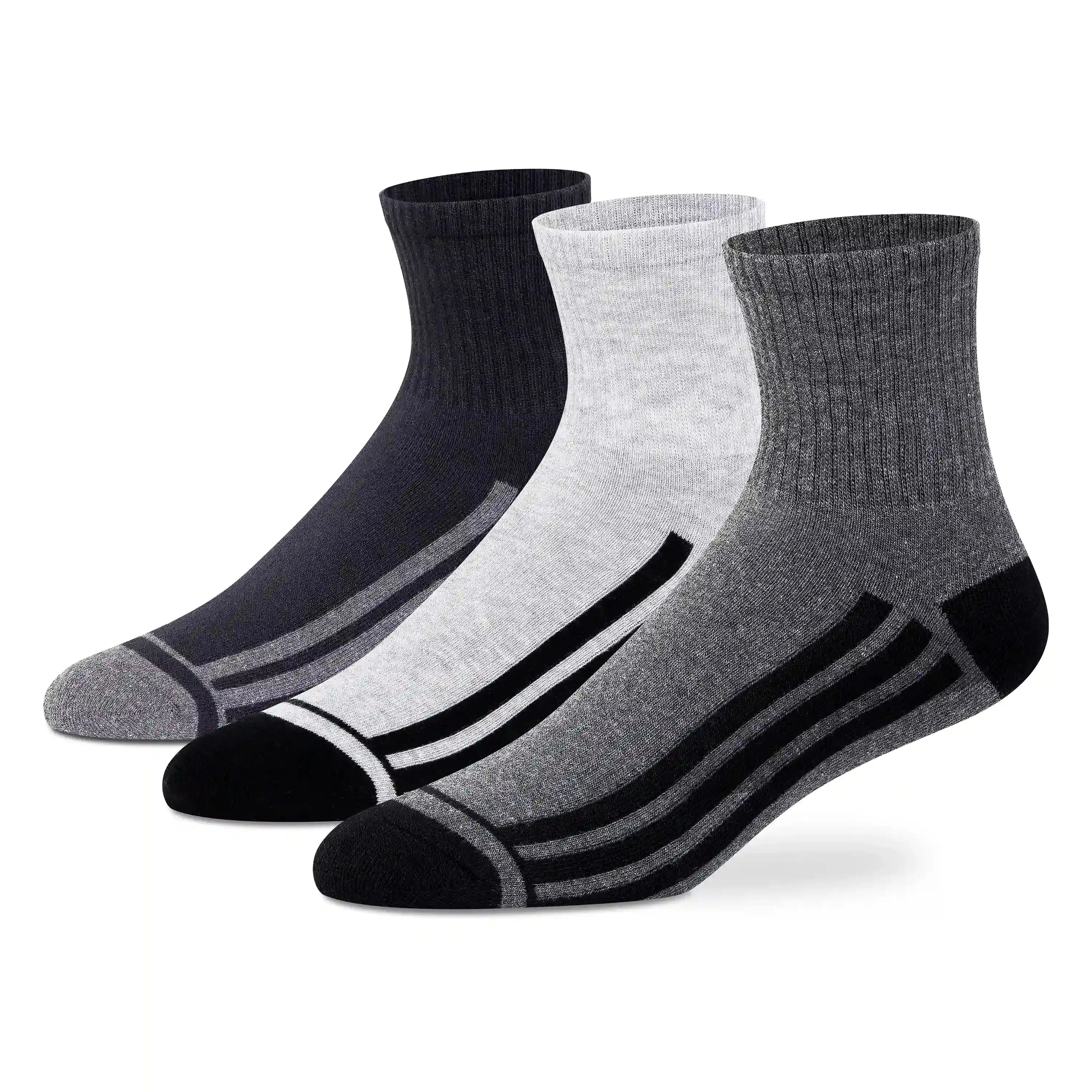 Sports Ankle Socks - Men (Pack of 3)