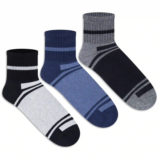 Sports Ankle Socks - Men (Pack of 3) 3000