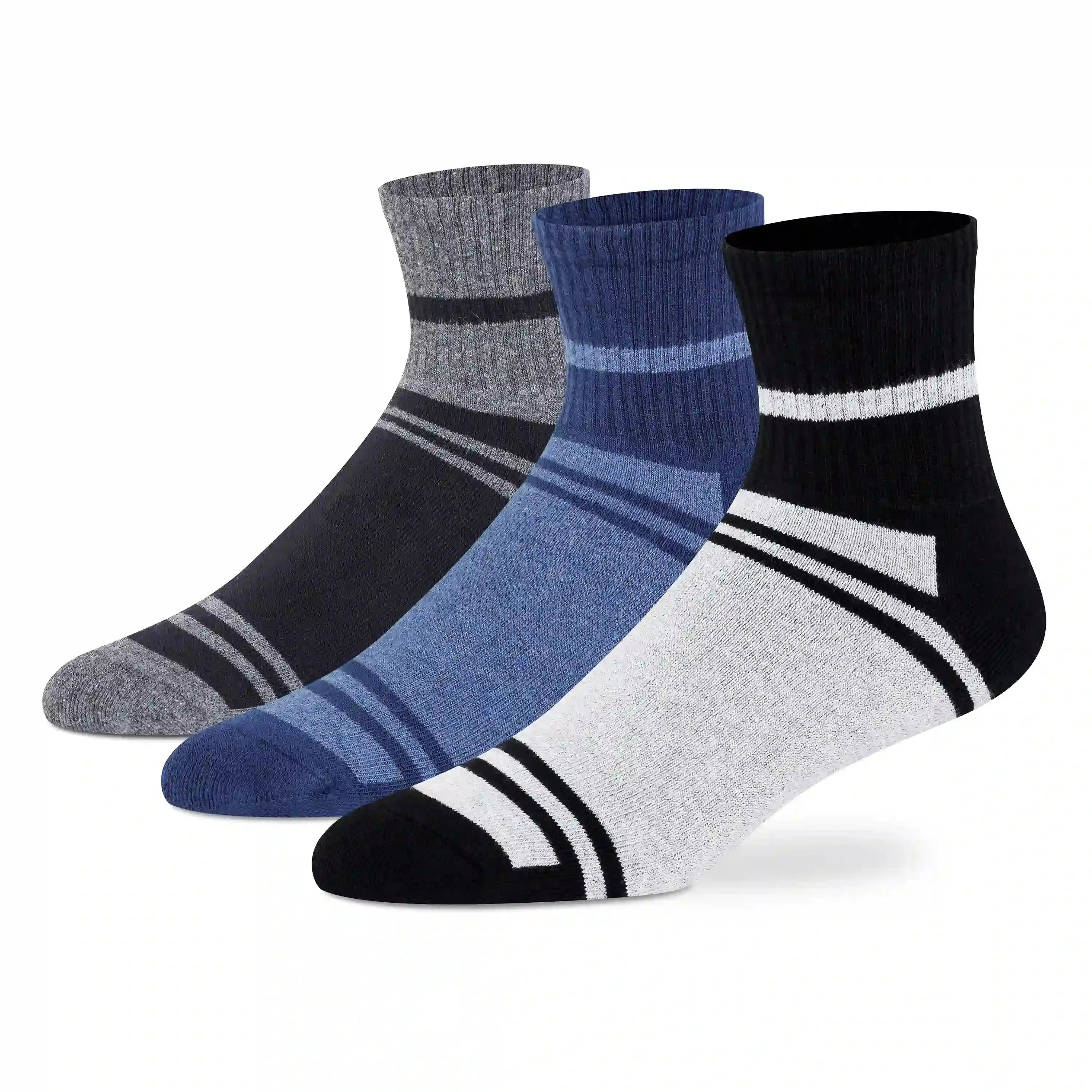 Sports Ankle Socks - Men (Pack of 3)