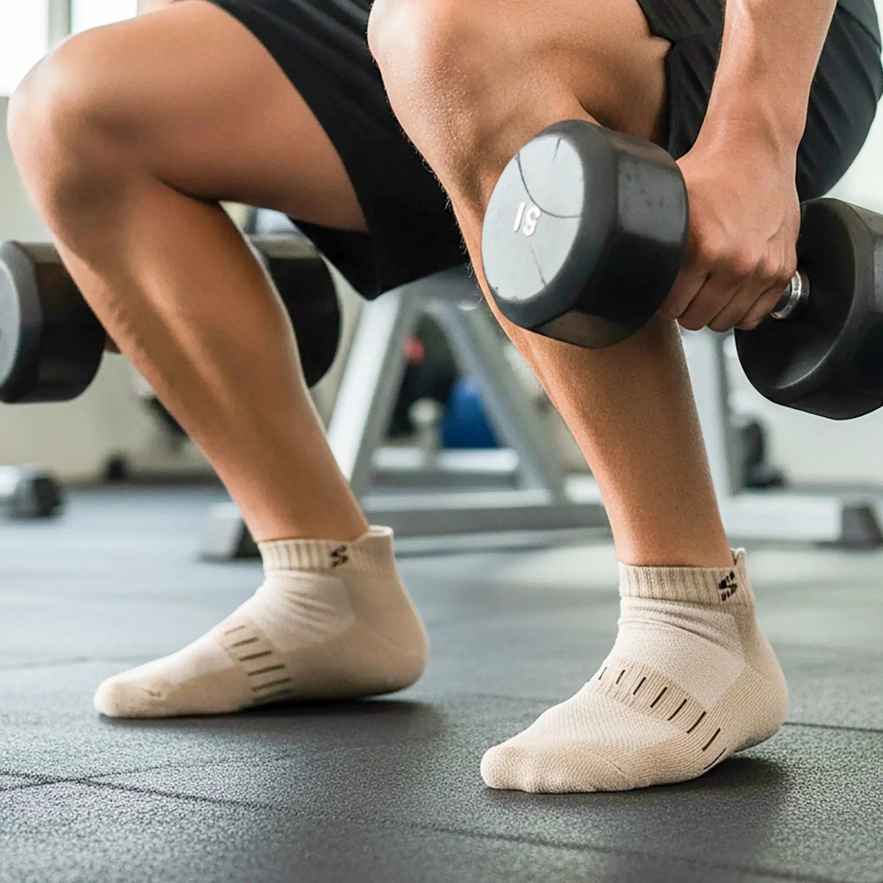 Bamboo Ankle Socks - Unisex Beige (Pack of 3) Supersox
