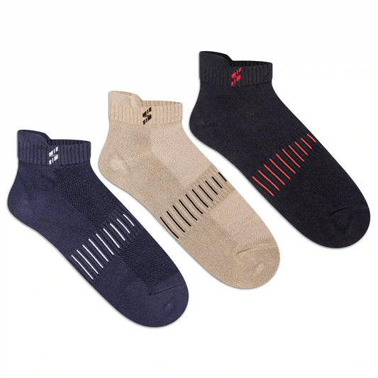 Unisex Bamboo Ankle Socks (Pack of 3) 3000
