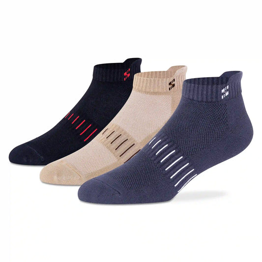 Unisex Bamboo Ankle Socks (Pack of 3)