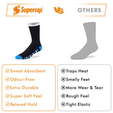 Sports Crew Socks - Men (Pack of 3) Supersox
