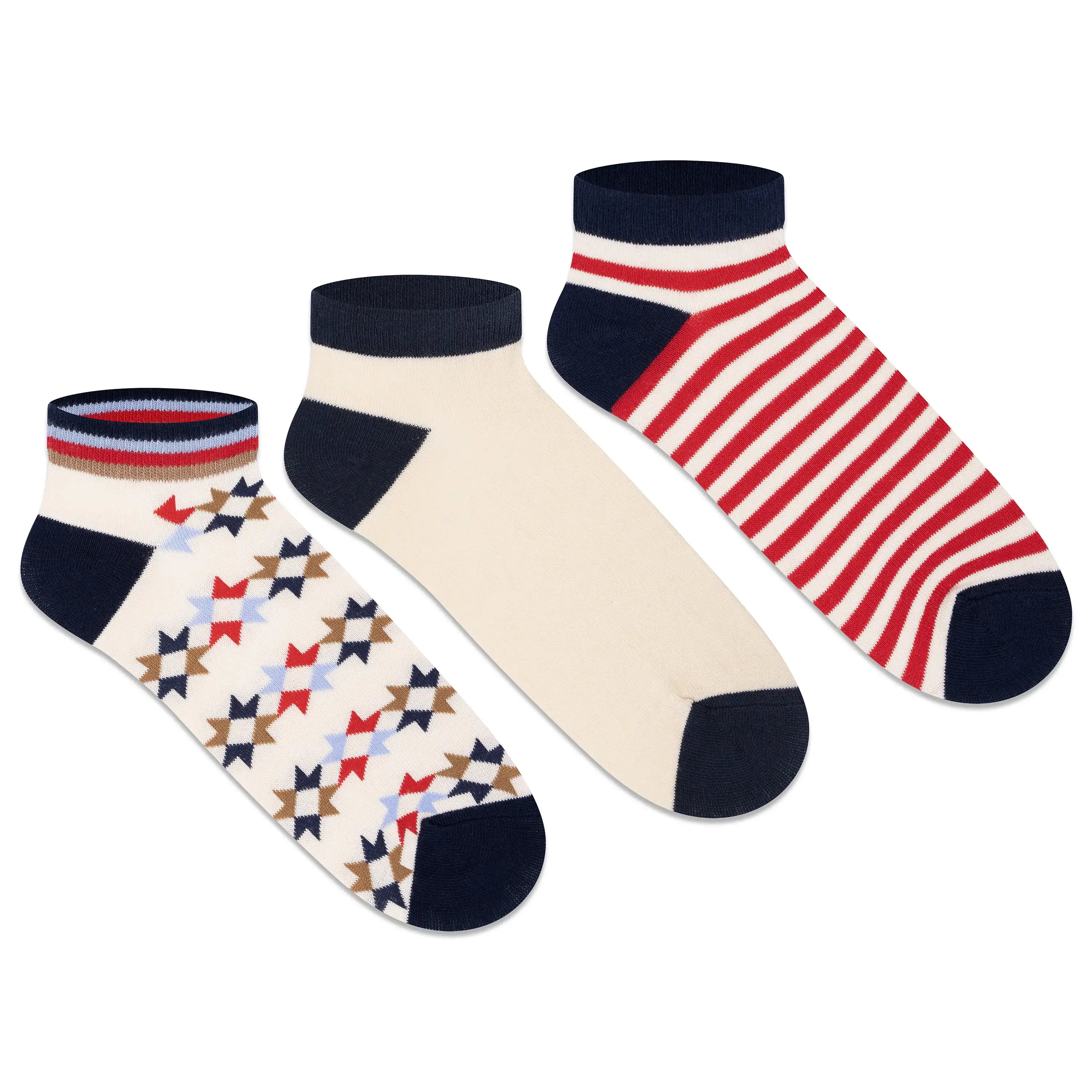 Casual Low-Cut Socks - Women (Pack of 3)