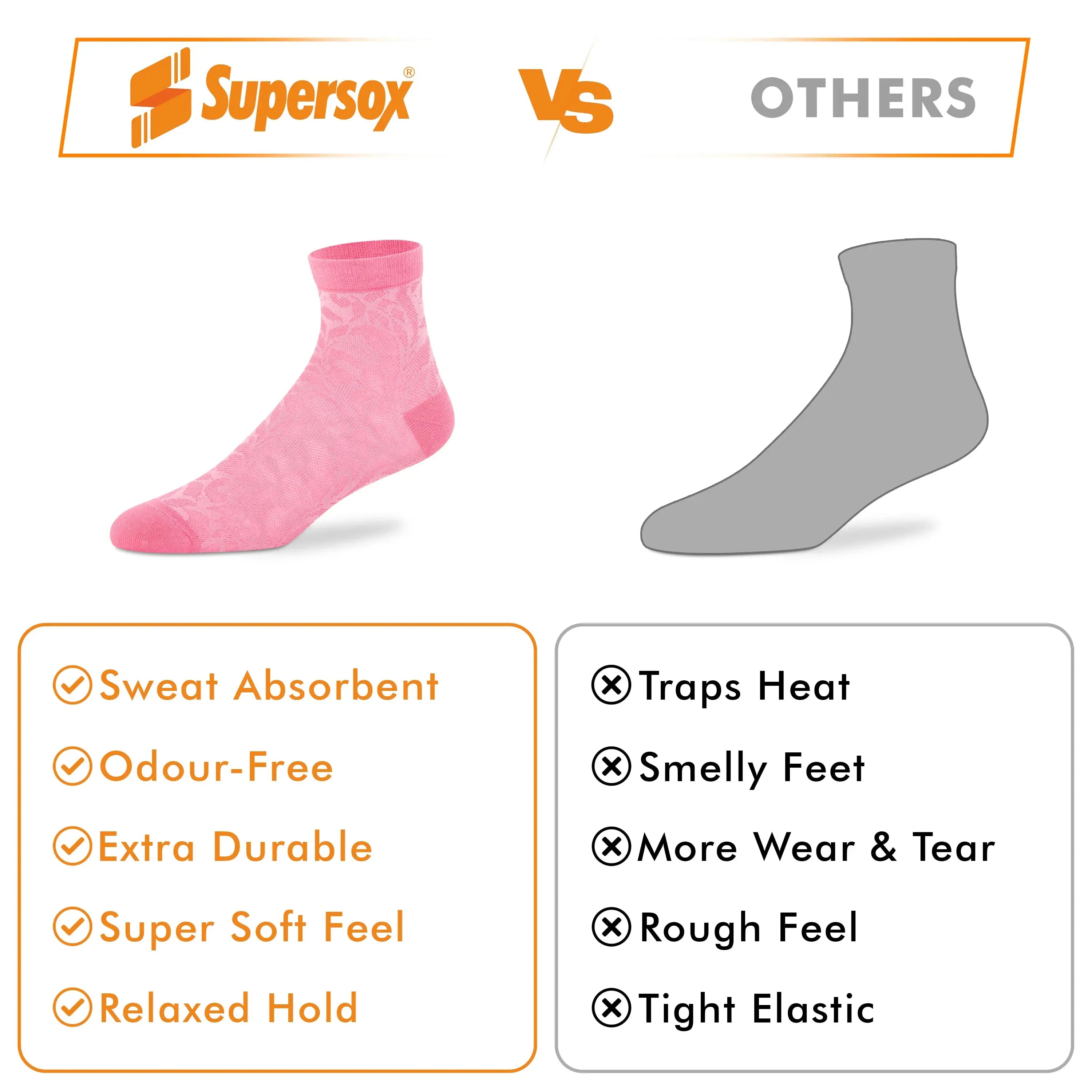 Casual Ankle Socks - Women (Pack of 2) Supersox