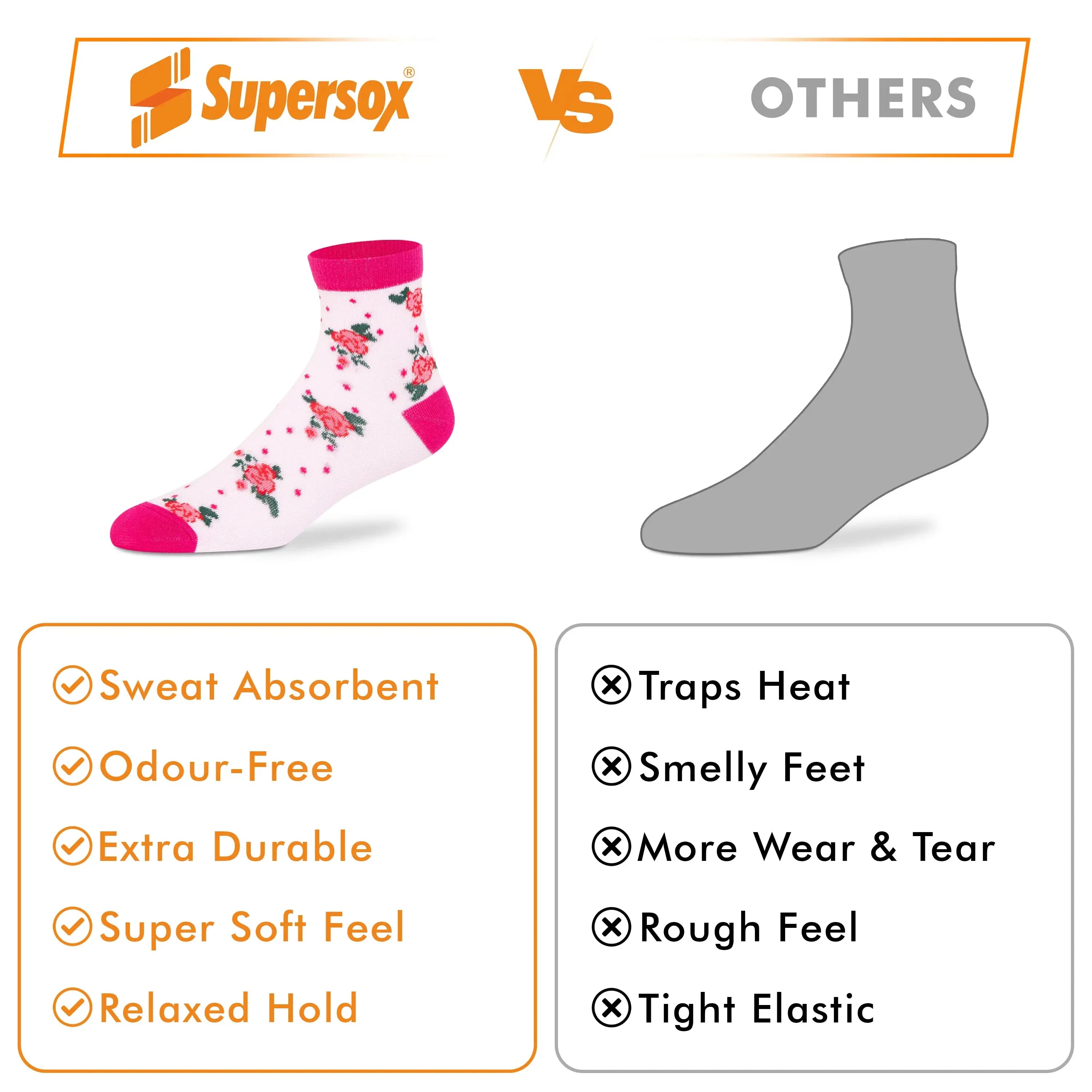 Casual Ankle Socks - Women (Pack of 2) Supersox