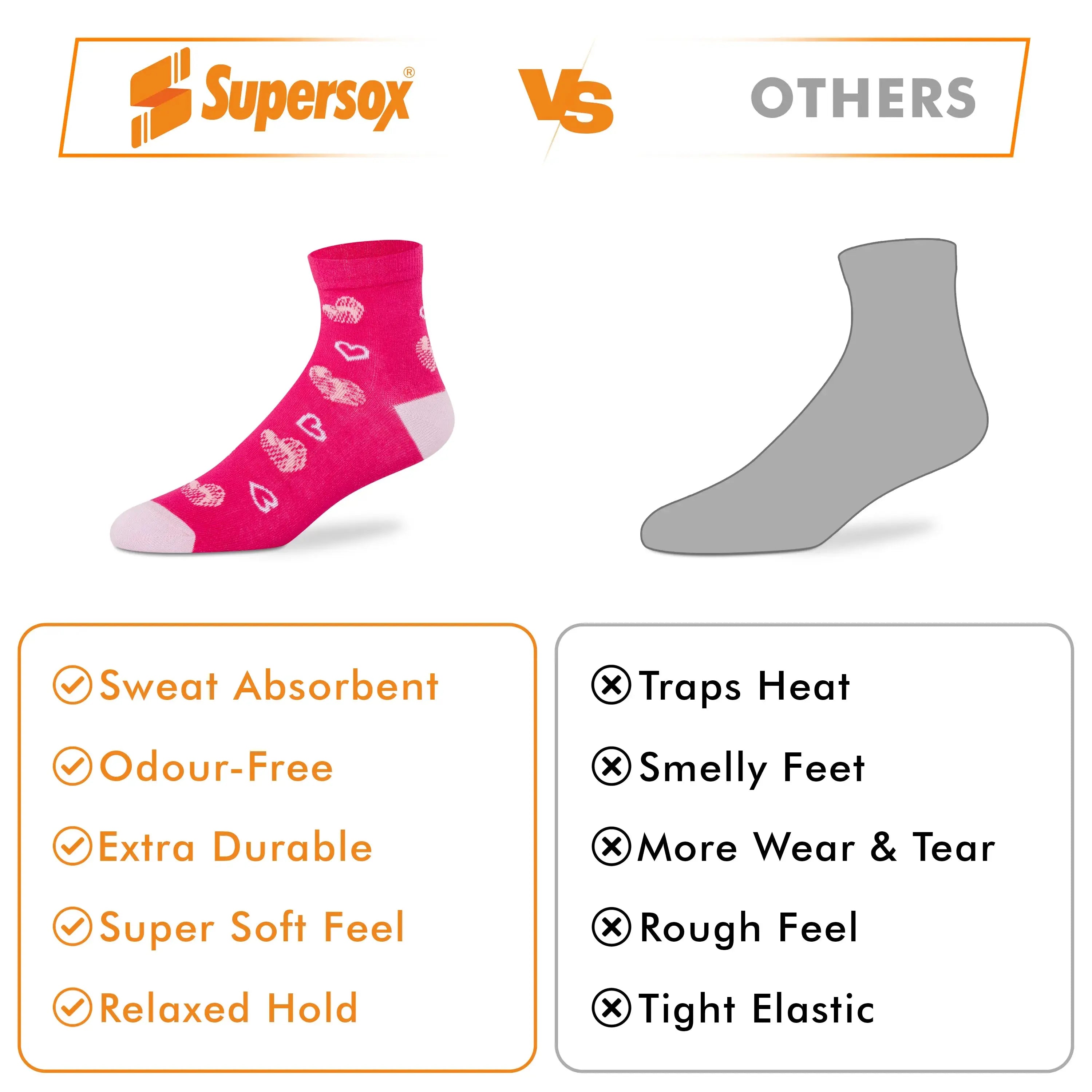 Casual Ankle Socks - Women (Pack of 2) Supersox