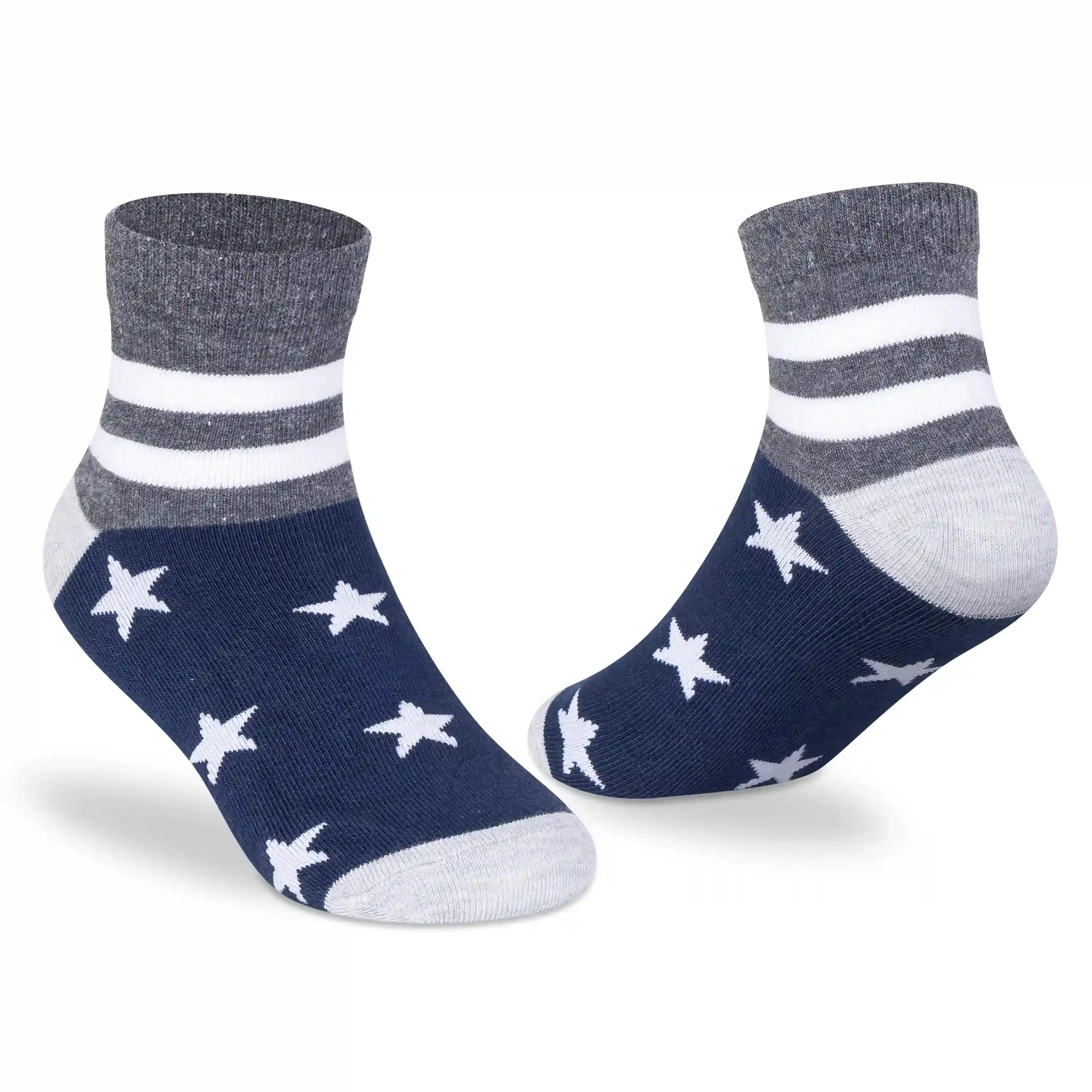 Casual Ankle Socks for Boys (Pack of 3)