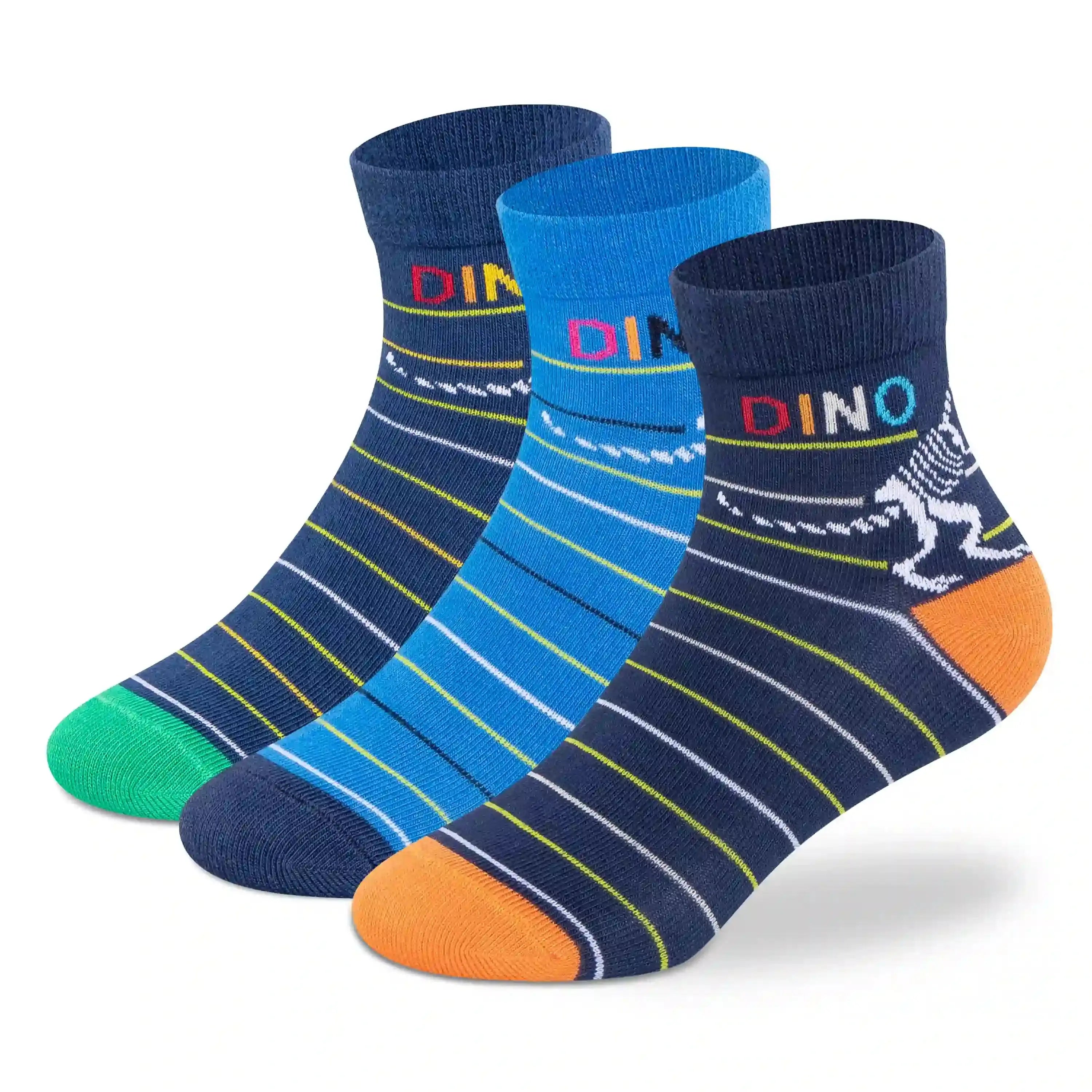 Casual Ankle Socks for Boys (Pack of 3)