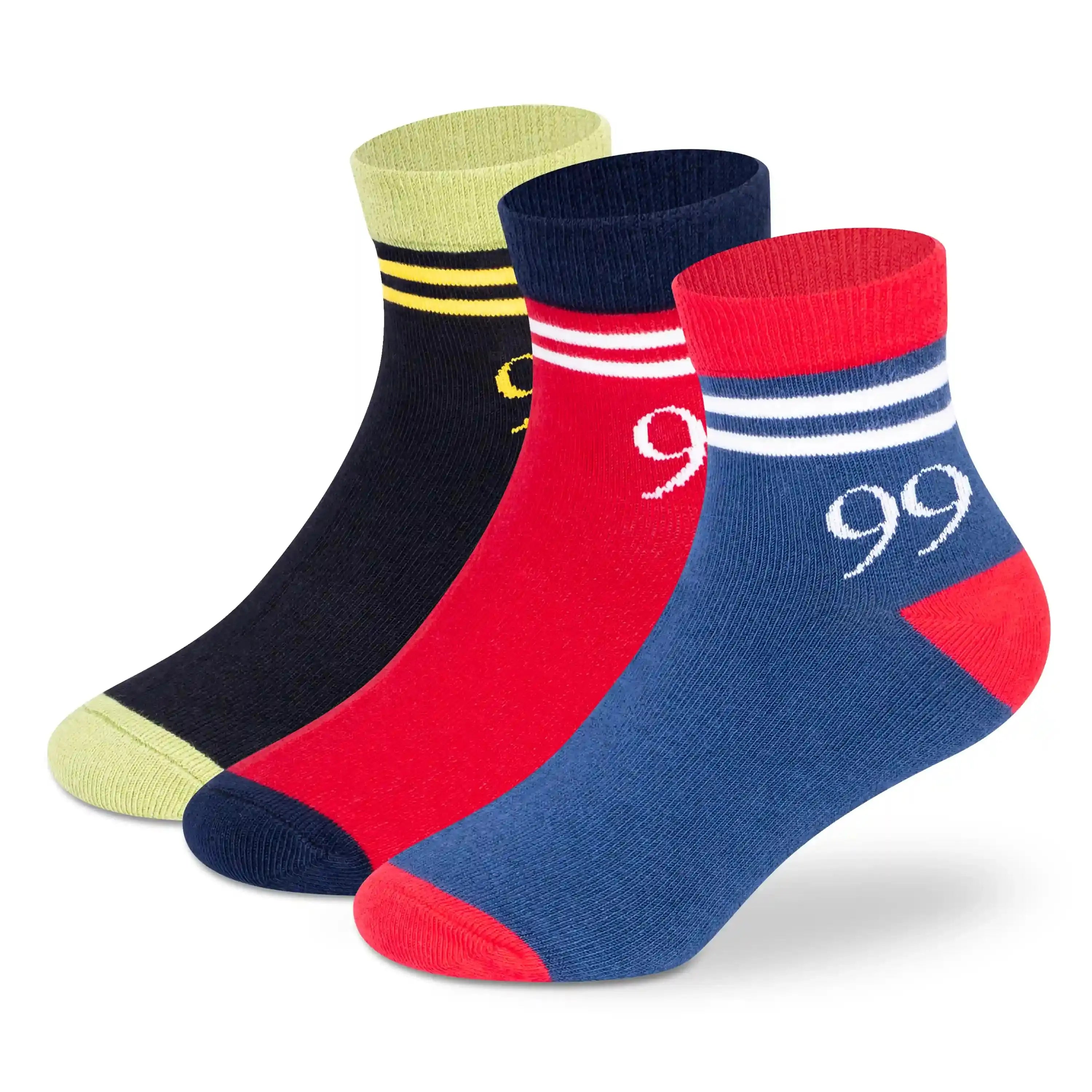 Casual Ankle Socks - Boys (Pack of 3)