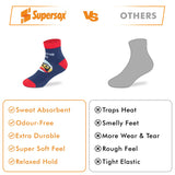 Casual Ankle Socks - Boys (Pack of 3) Supersox