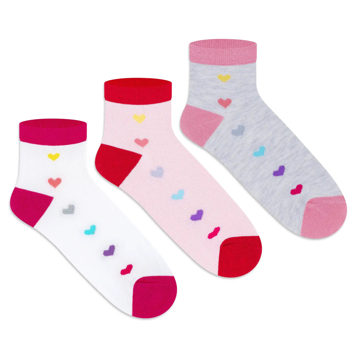 Casual Ankle Socks - Girls (Pack of 3)