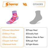 Casual Ankle Socks - Girls (Pack of 3) Supersox