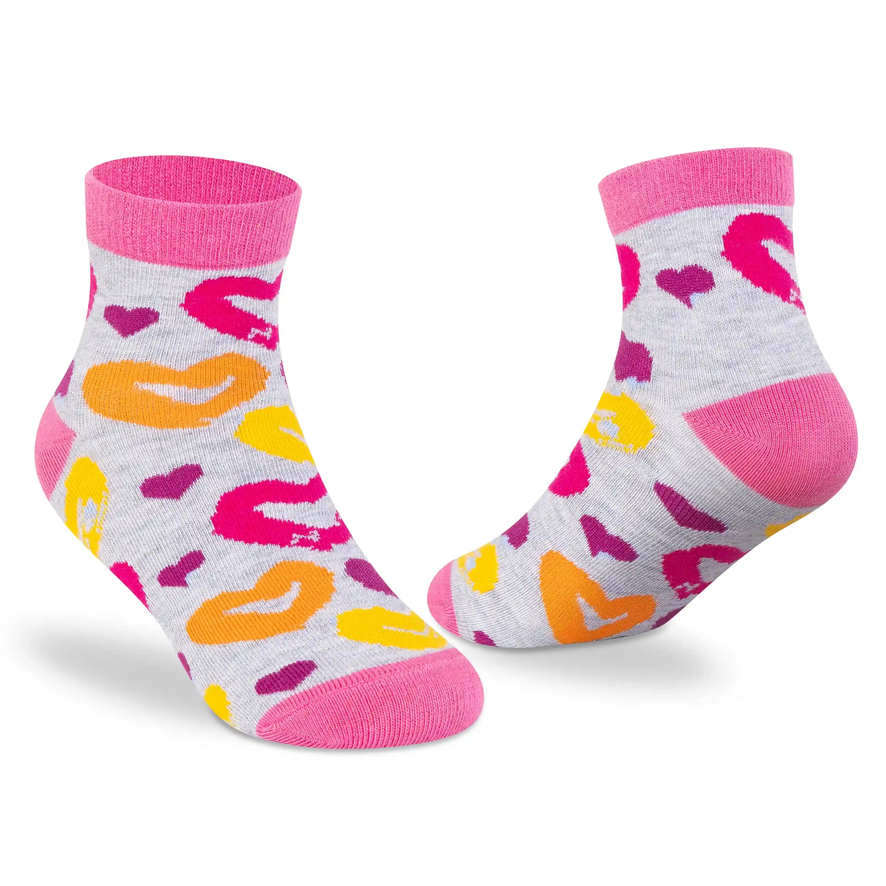 Casual Ankle Socks for Girls (Pack of 3)