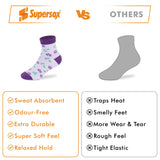 Casual Ankle Socks - Girls (Pack of 3) Supersox