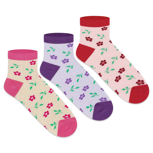 Casual Ankle Socks - Girls (Pack of 3) 3000
