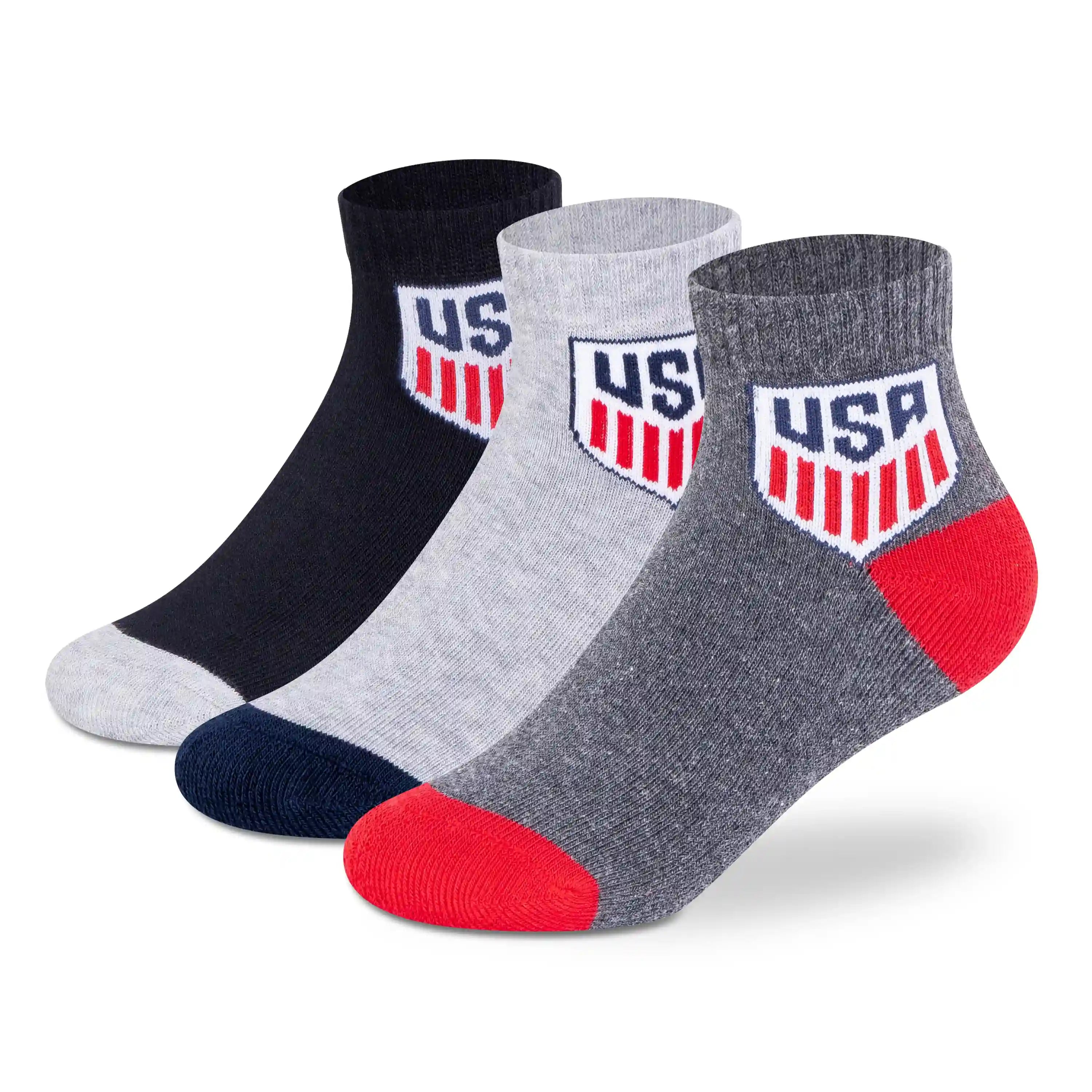 Sports Ankle Socks - Boys (Pack of 3)