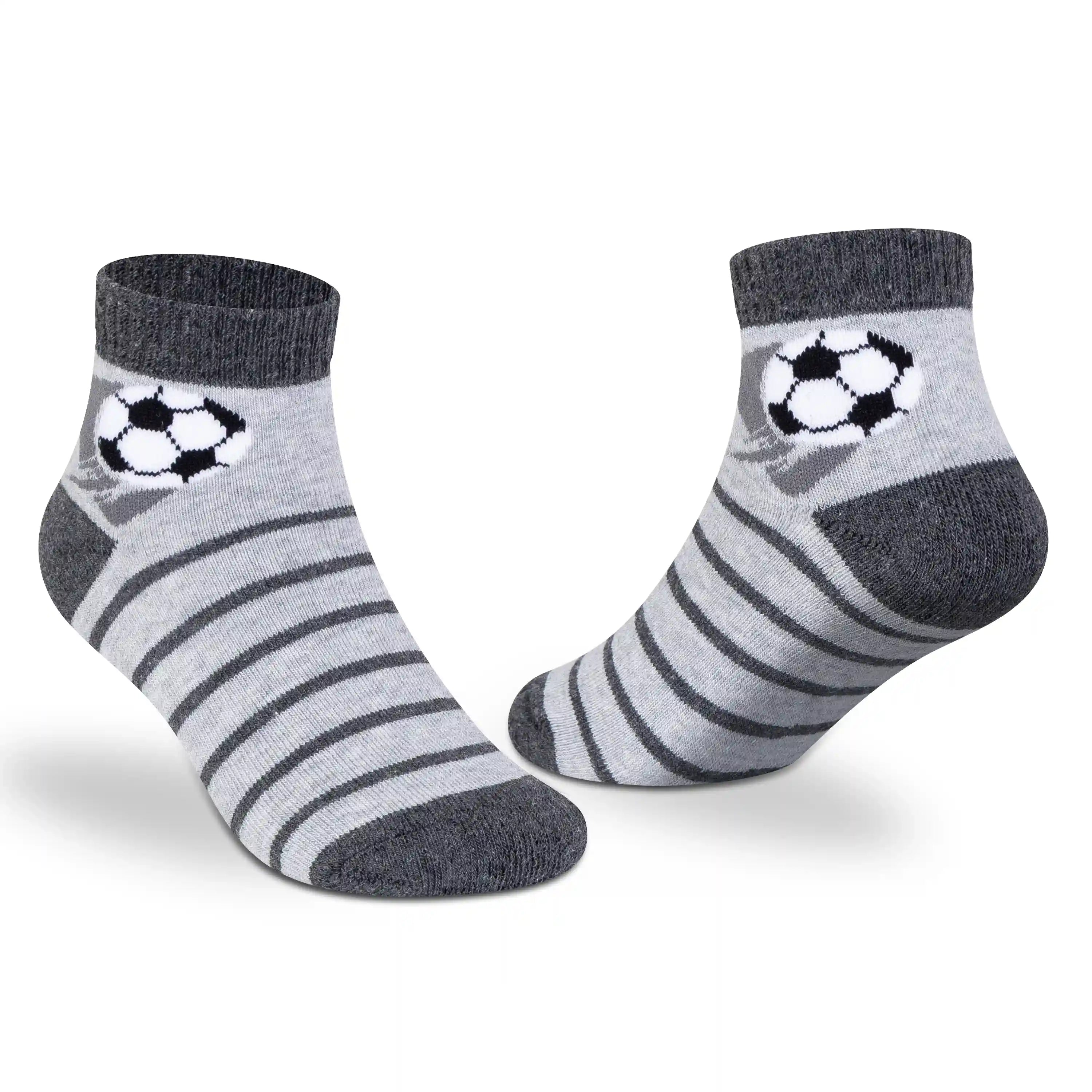 Sports Ankle Socks for Boys (Pack of 3)