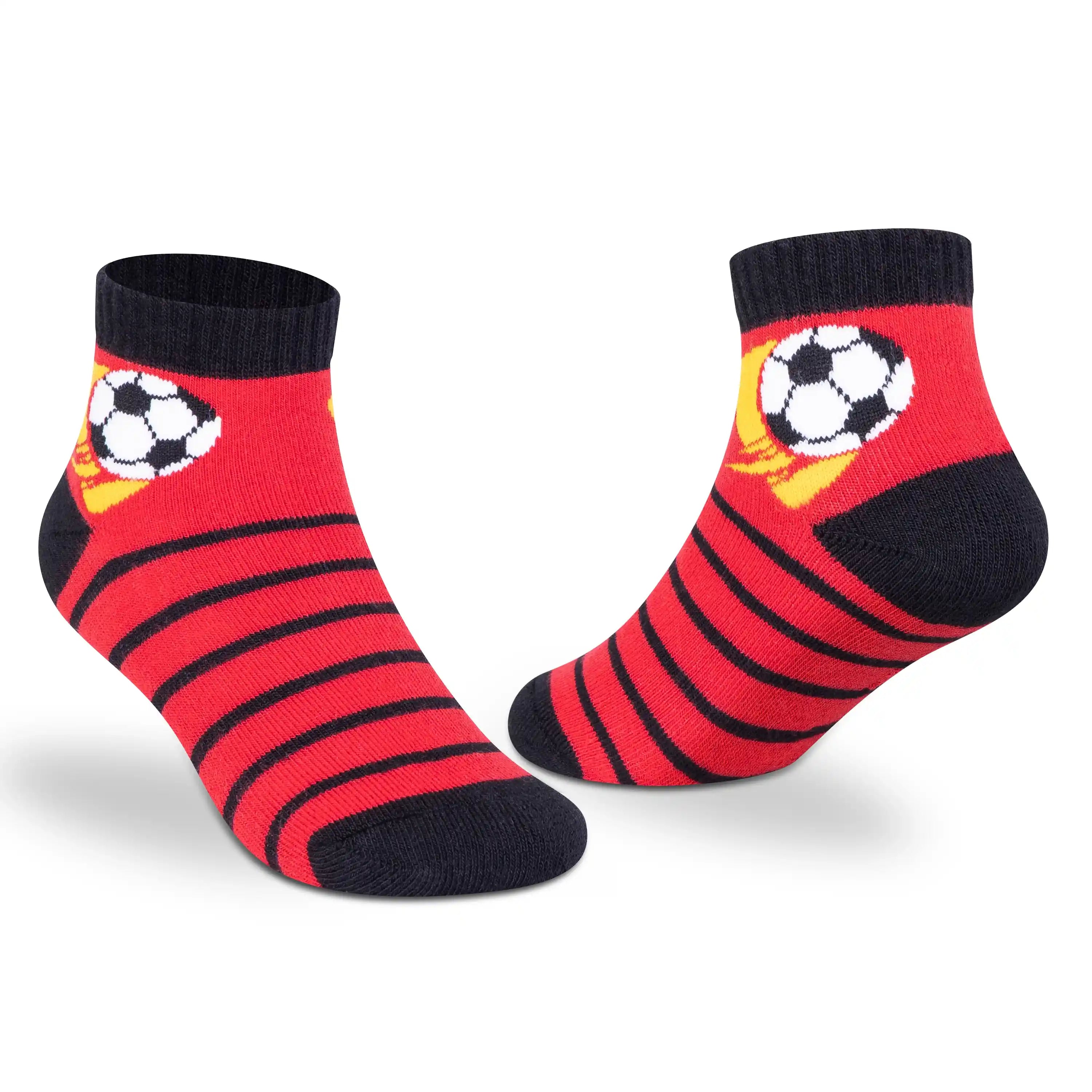 Sports Ankle Socks for Boys (Pack of 3)