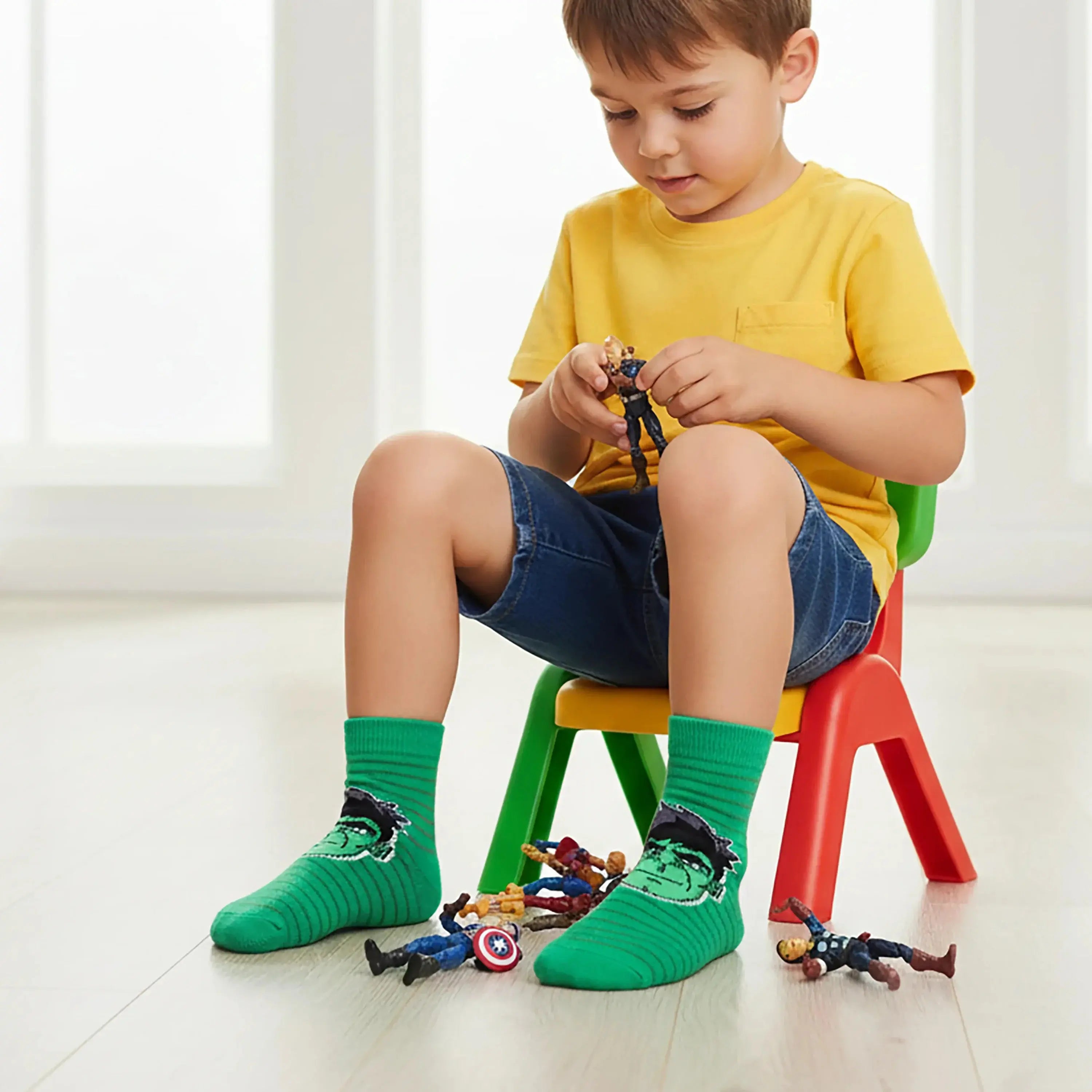Marvel Avengers Ankle Socks - Boys (Pack of 3) Supersox