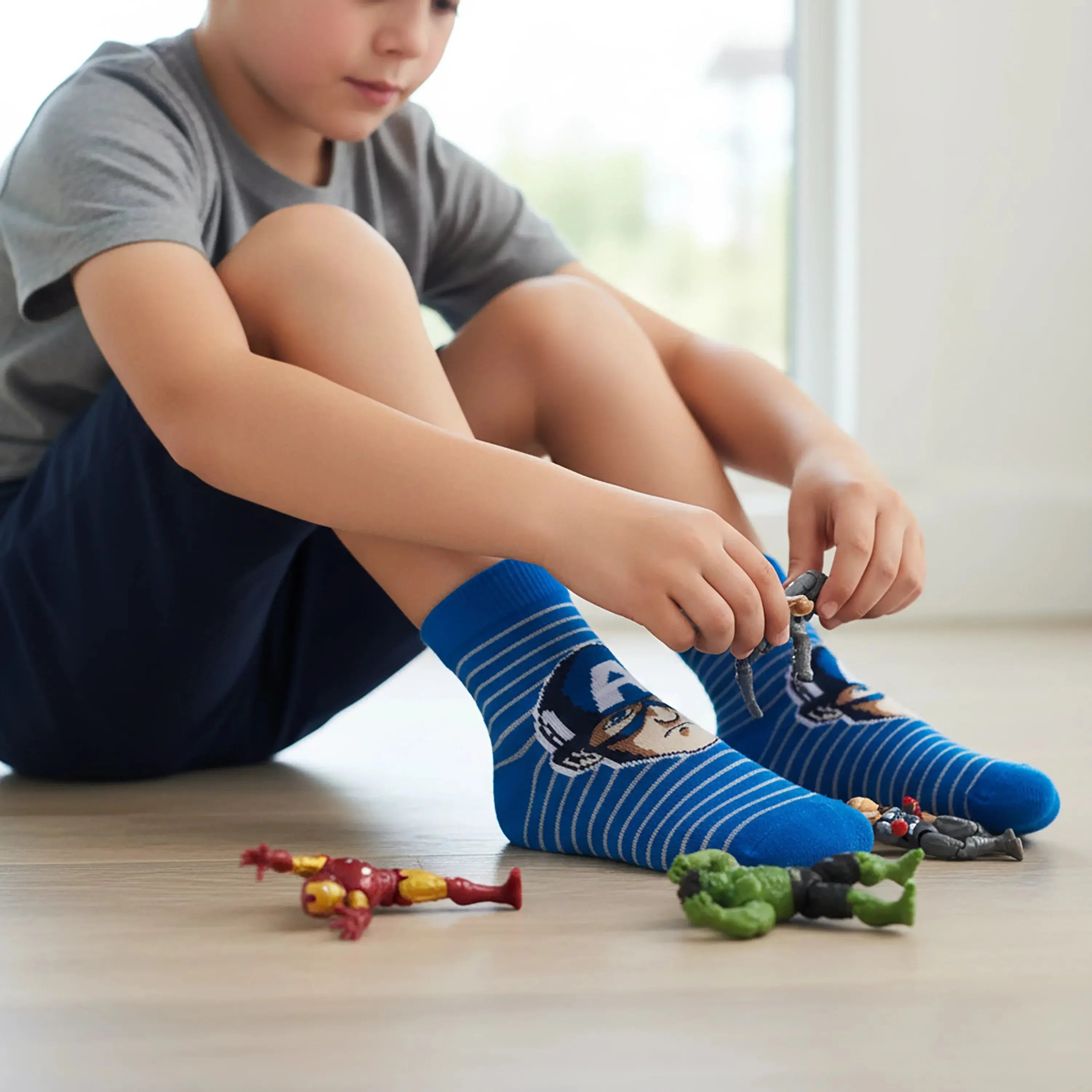 Marvel Avengers Ankle Socks - Boys (Pack of 3) Supersox