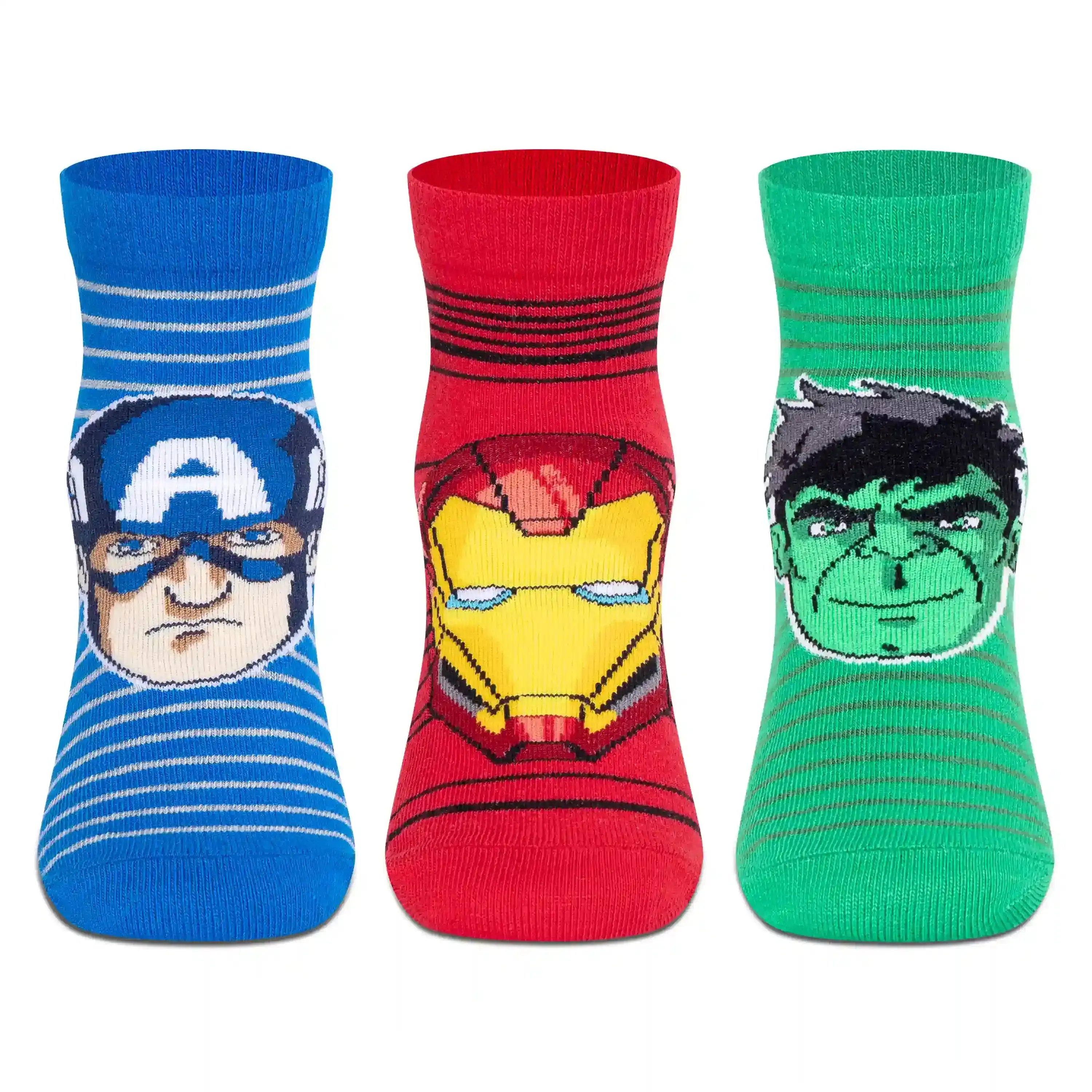 Marvel Avengers Ankle Socks - Boys (Pack of 3) Supersox