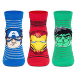 Marvel Avengers Ankle Socks - Boys (Pack of 3) Supersox