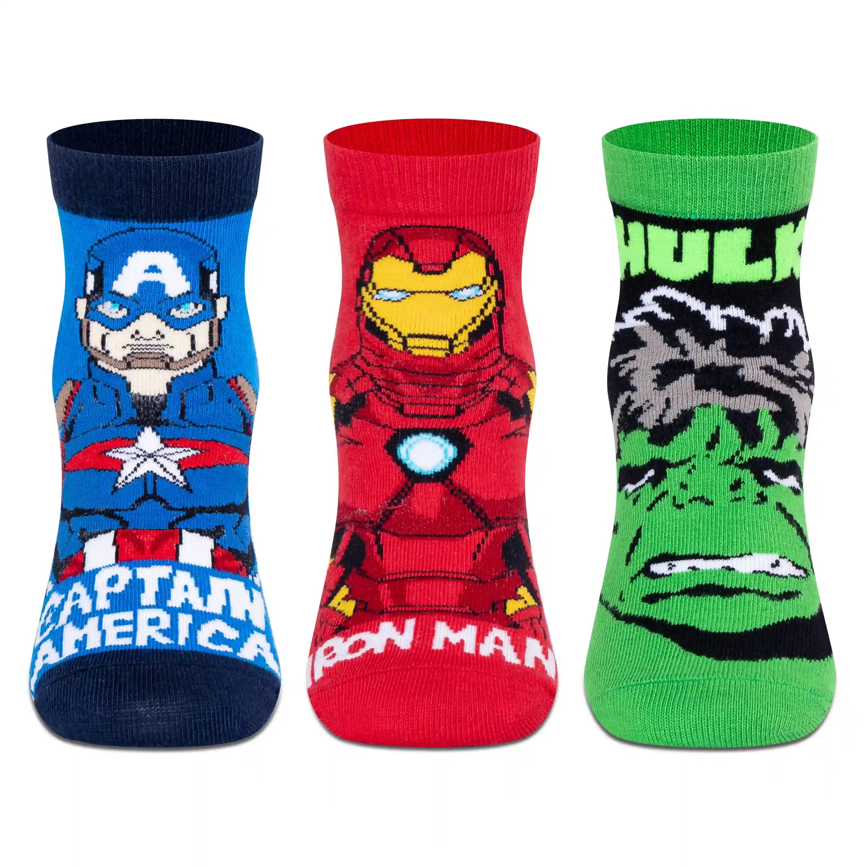 Marvel Avengers Ankle Socks - Boys (Pack of 3)