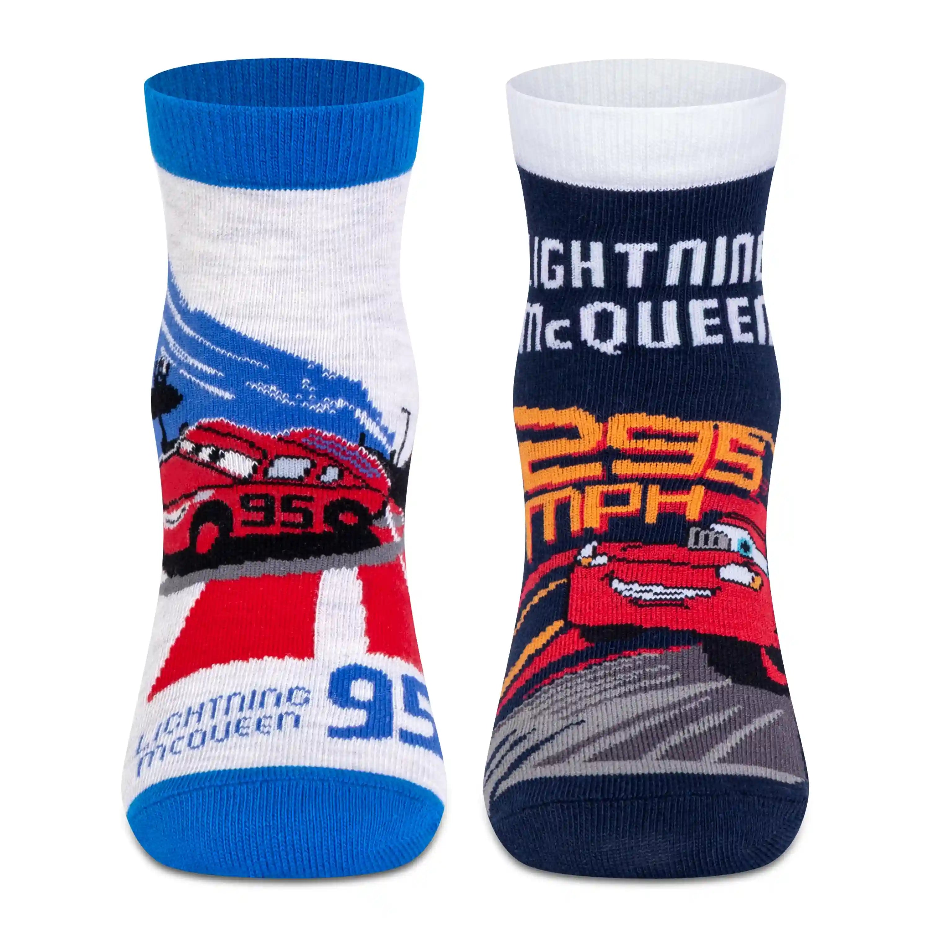 Supersox Cars Ankle Socks - Boys (Pack of 2)