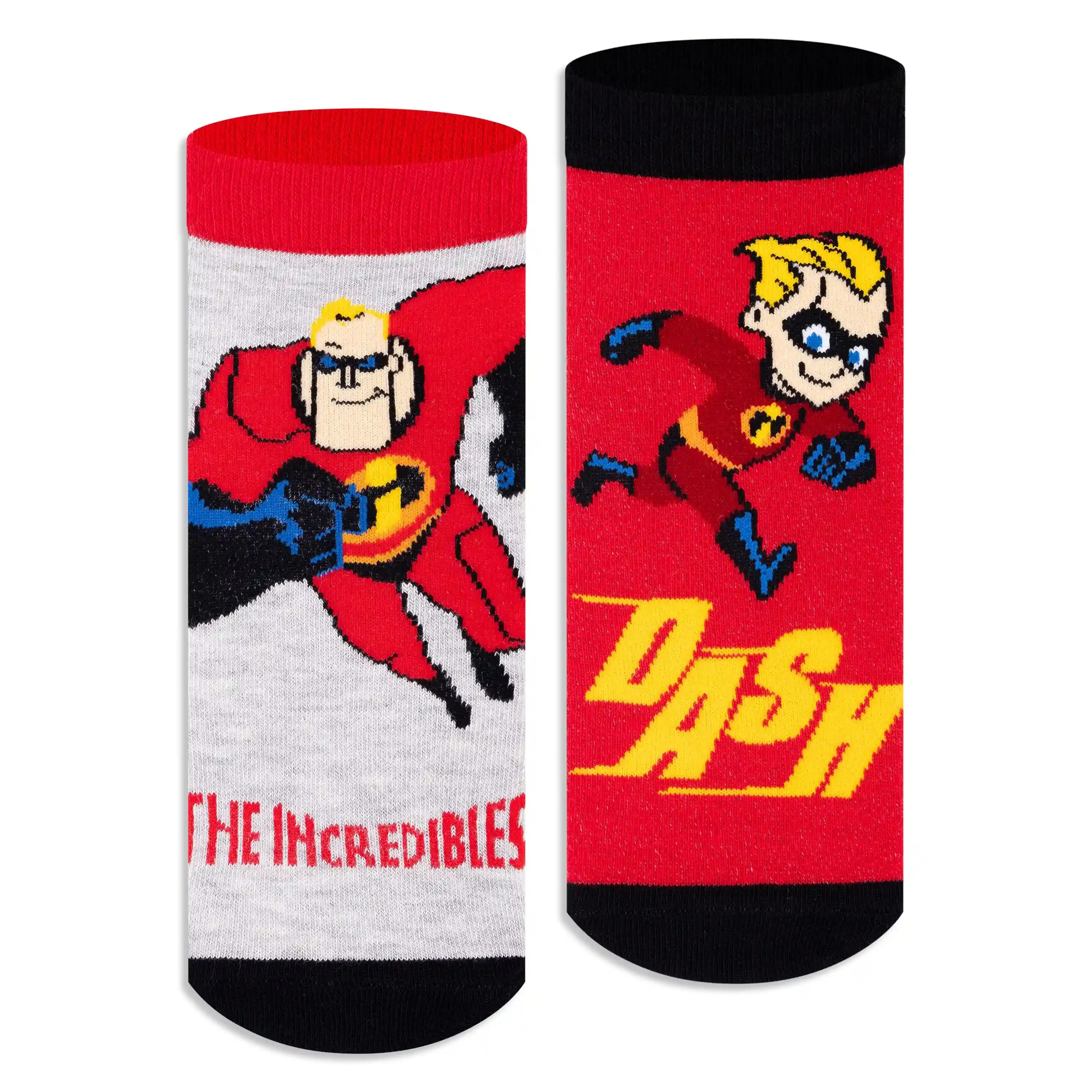 Disney Incredibles Ankle Socks - Boys (Pack of 2) Supersox