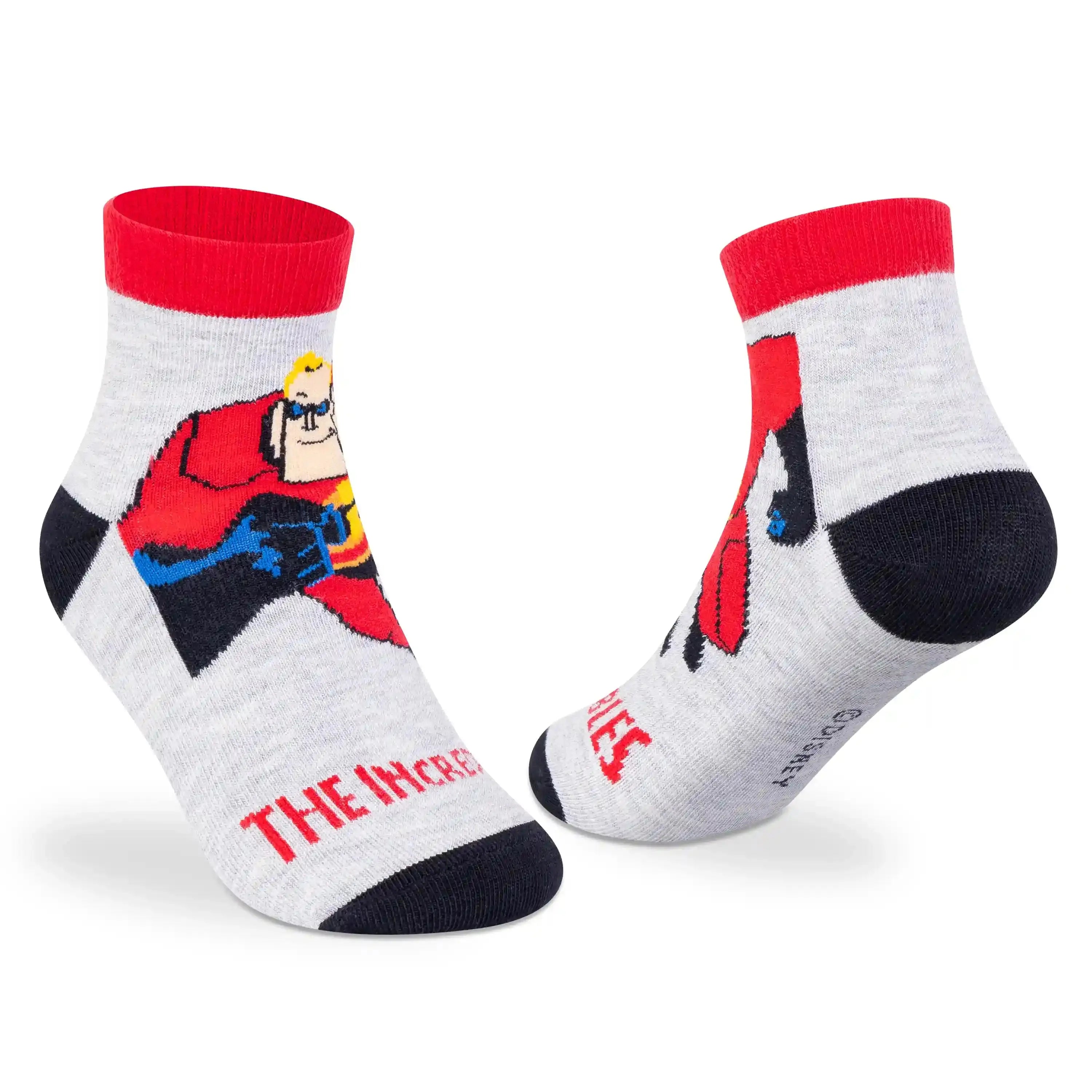 Disney Incredibles Ankle Socks - Boys (Pack of 2) Supersox