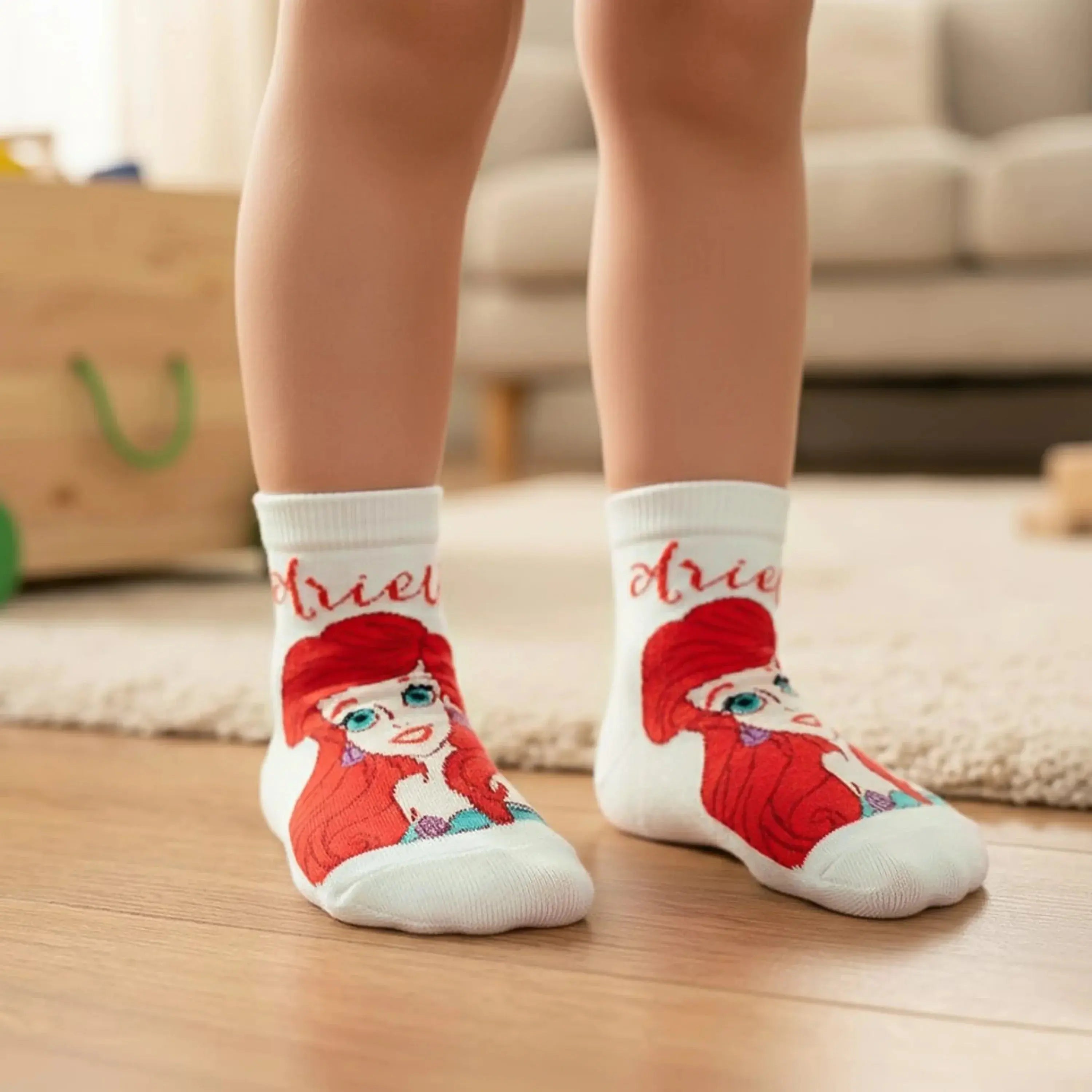 Disney Princesses Ankle Socks - Girls (Pack of 3) Supersox